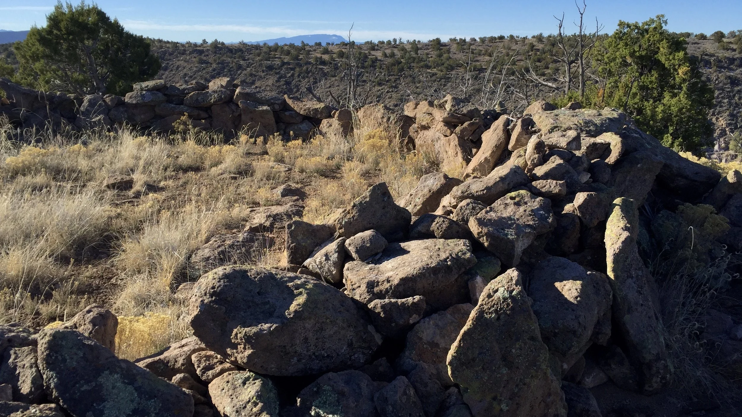 Ruins Above Bandelier National Monument