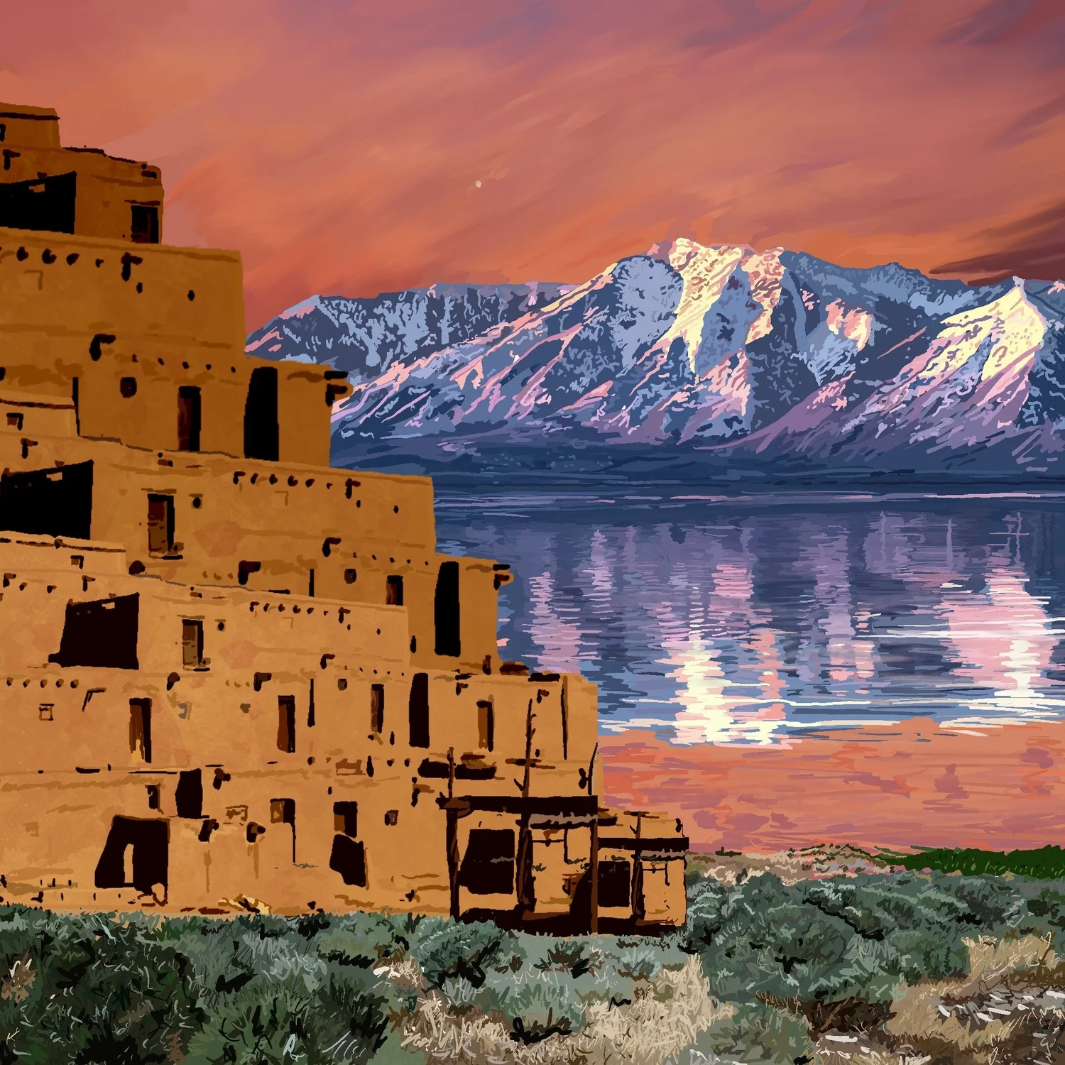 The Spanish Southwest: The Dominguez-Escalante Expedition of 1776: On the Banks of Tewayo