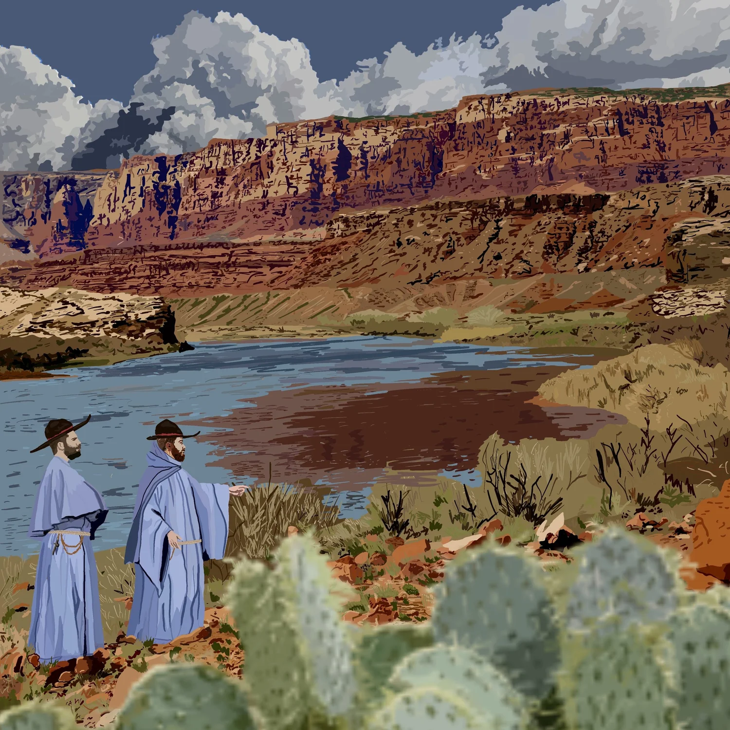 The Spanish Southwest; The Dominguez-Escalante Expedition of 1776: The Crossing of the Fathers