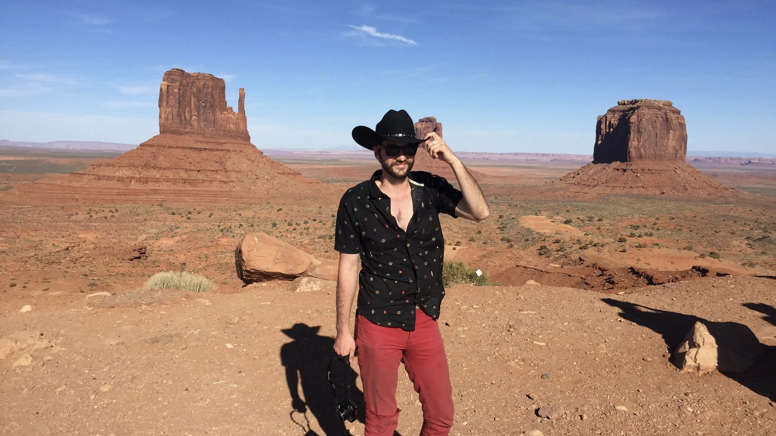 Thomas Wayne Riley in 2017 at Monument Valley Navajo Nation Tribal Park