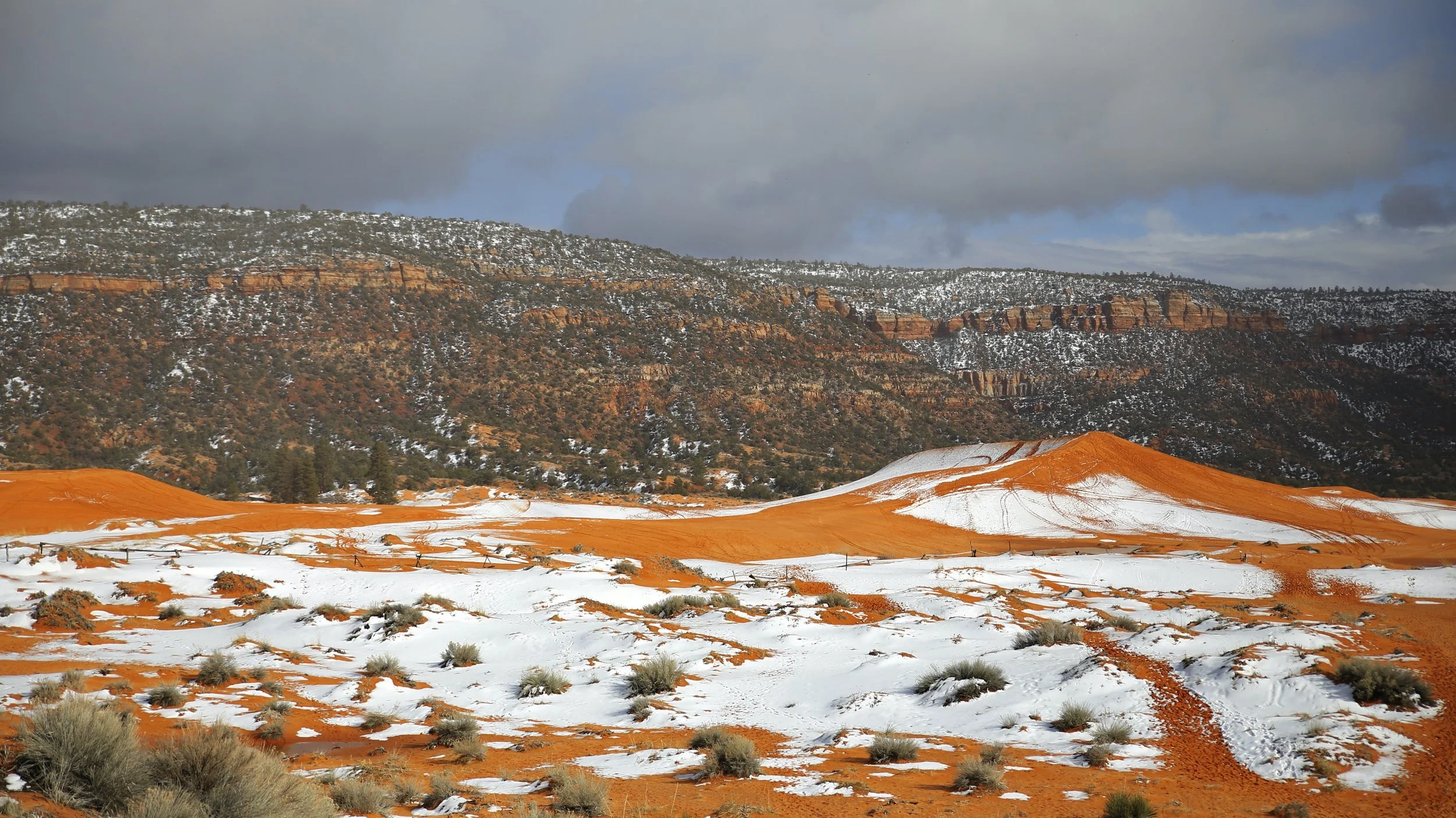 Coral Pink Sand Dunes and the Hurricane Cliffs of Utah
