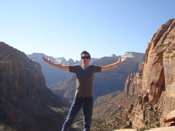 Thomas Wayne Riley at Zion National Park in Utah in ~2009