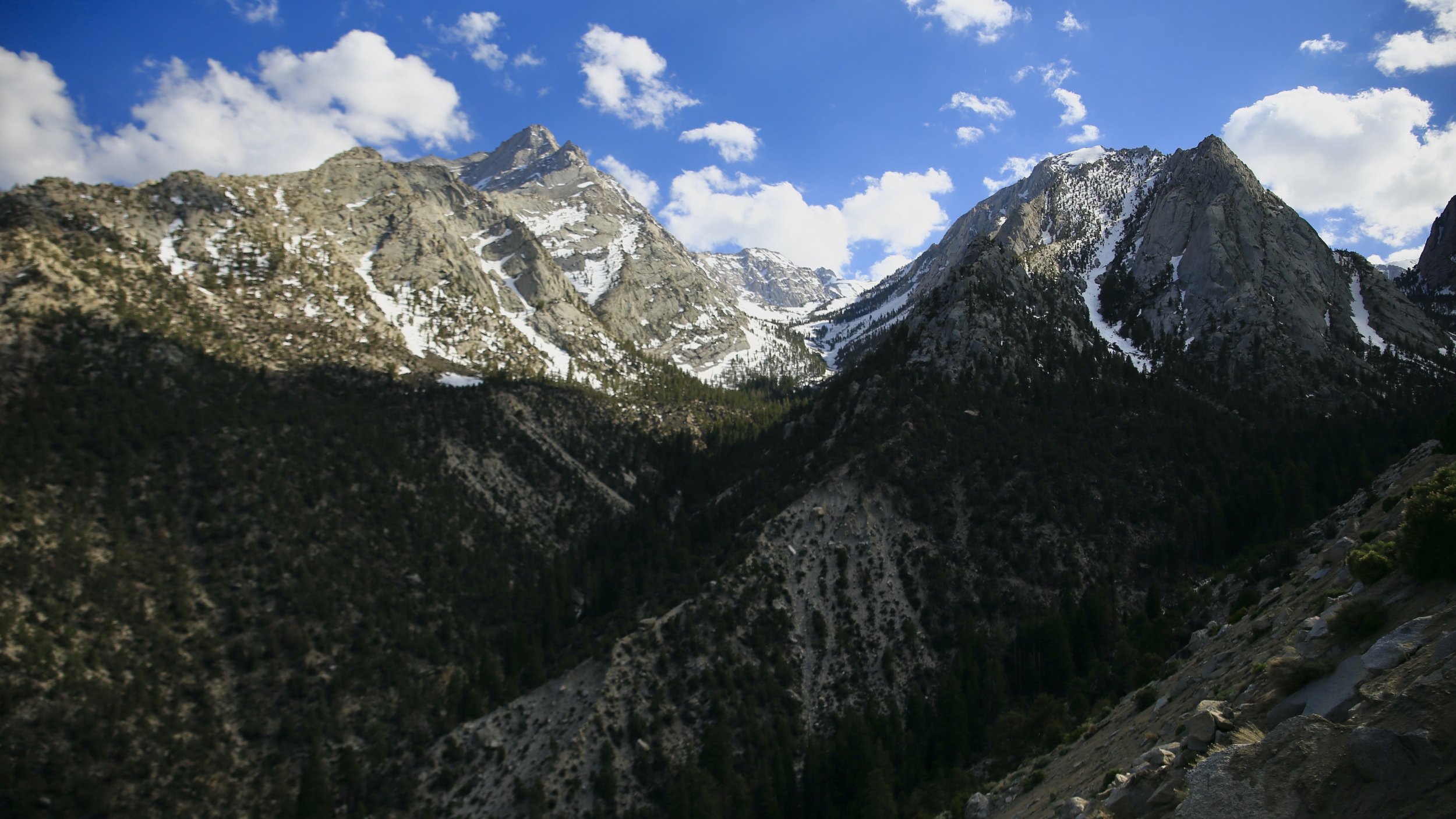Eastern Sierra Nevadas Mountains in California
