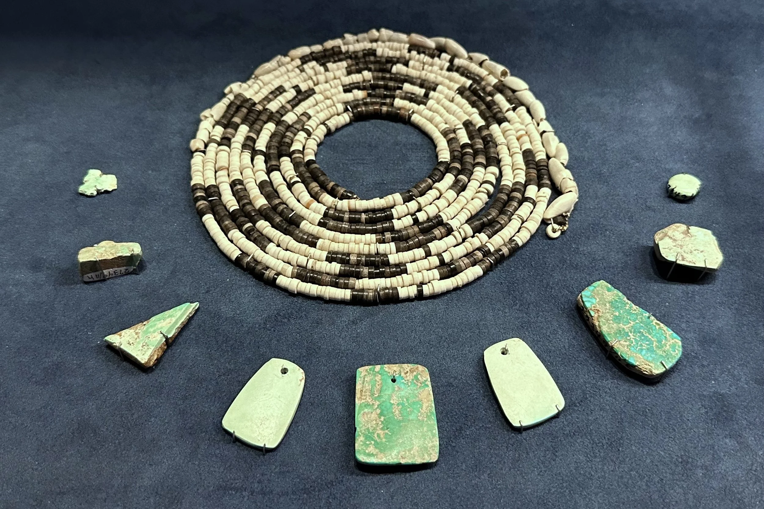 Necklace &amp; Turquoise found in the Anasazi Southwest