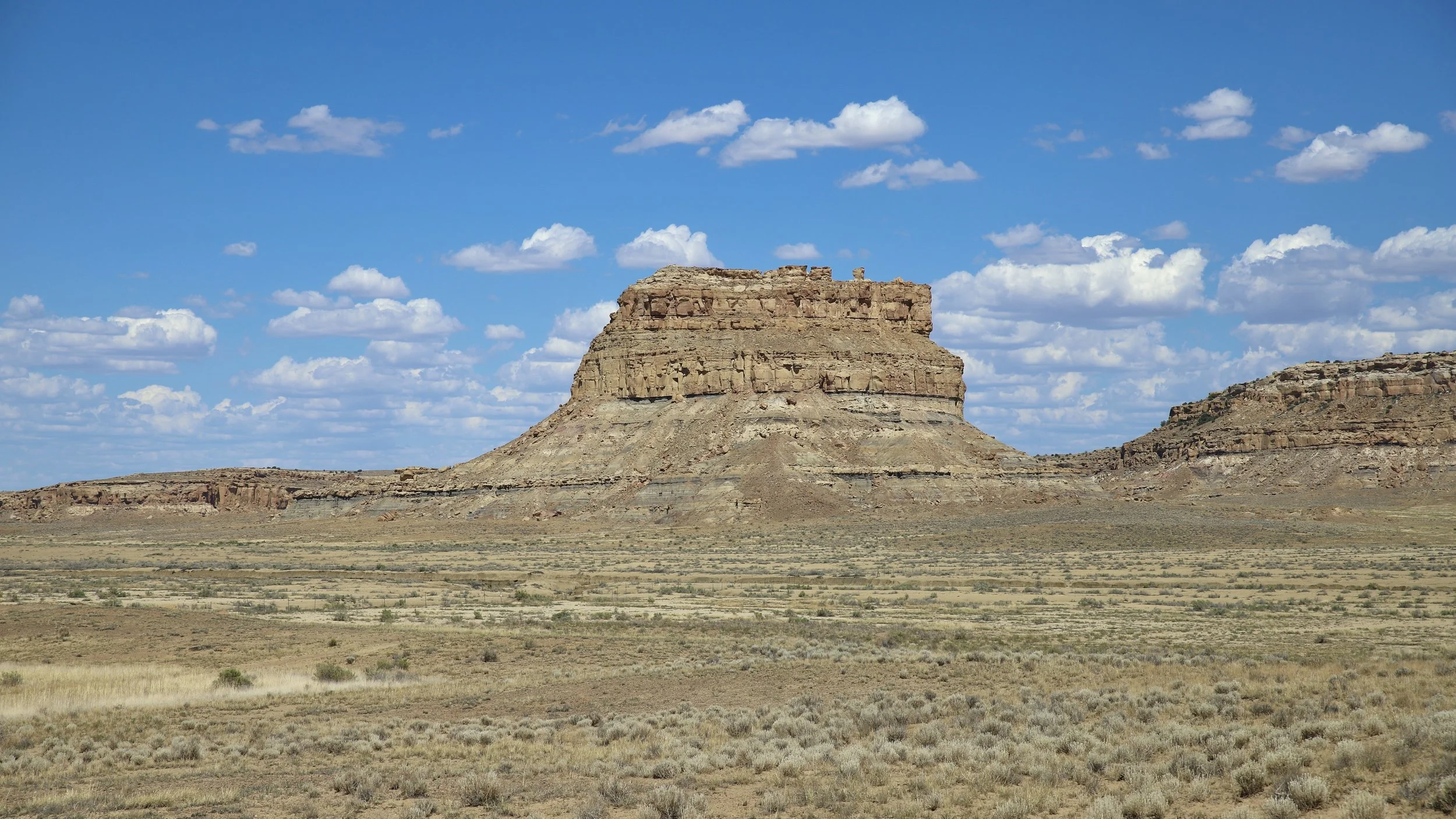 Fajada Butte at Chaco Canyon