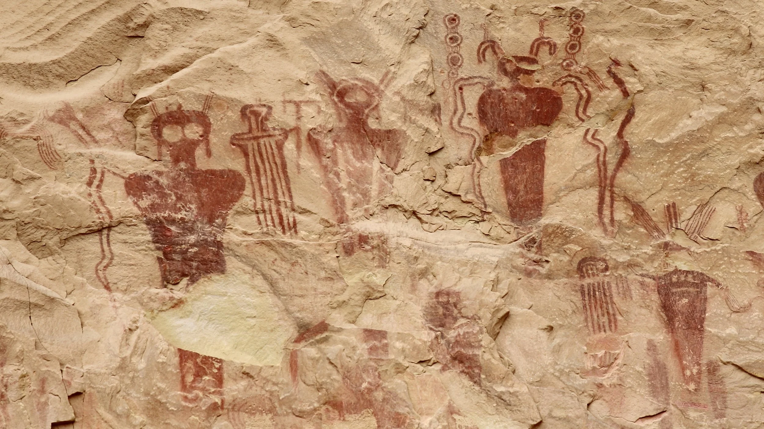 Archaic Snake Wranglers at Sego Canyon Petroglyphs