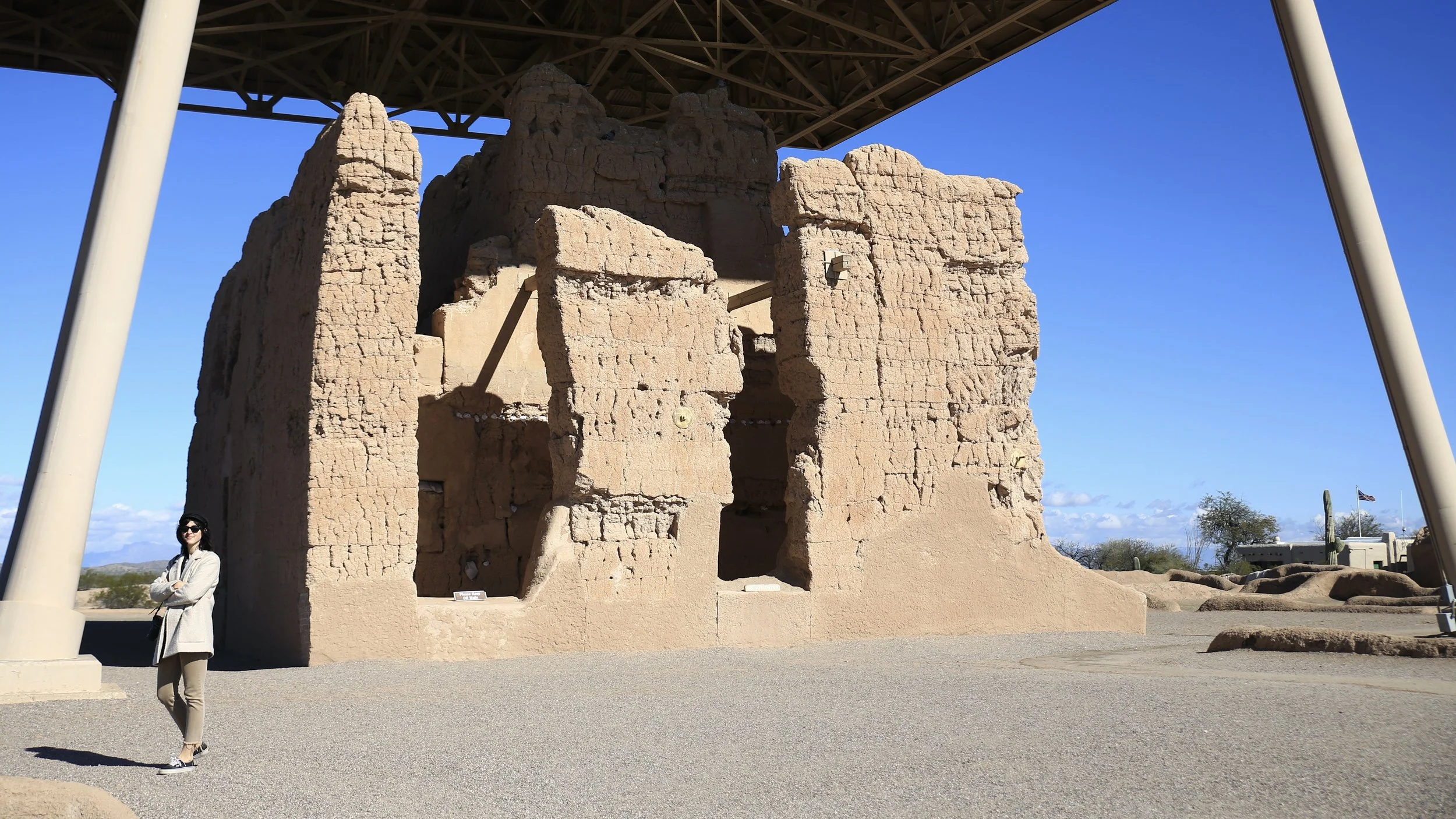 Hohokam Casa Grande Ruins in Coolidge, Arizona