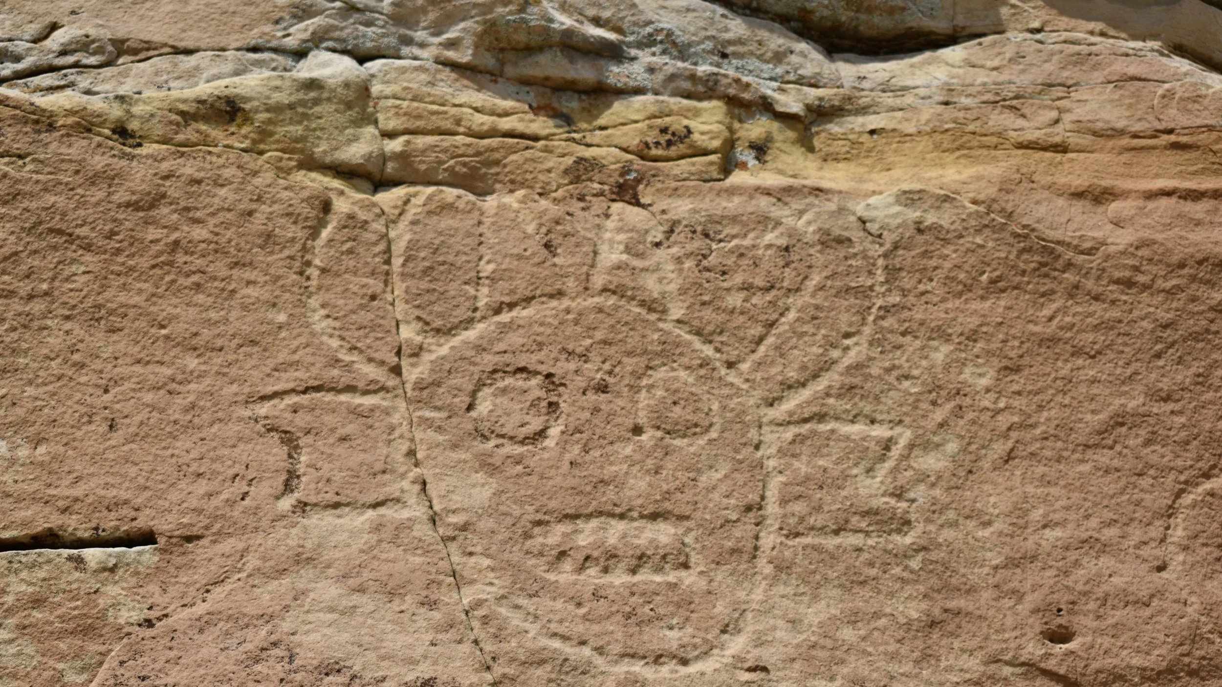 Spooky Mask figures at Pueblo Blanco in the Galisteo Basin