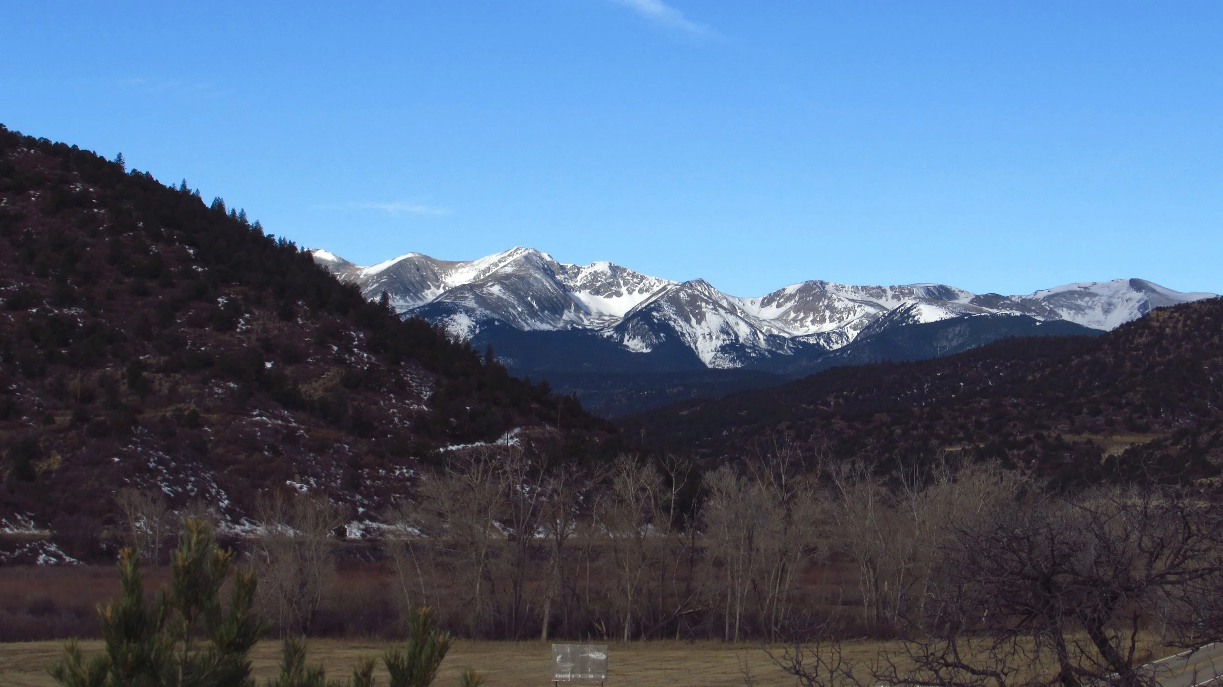 Eastern side of the Sangre de Cristos