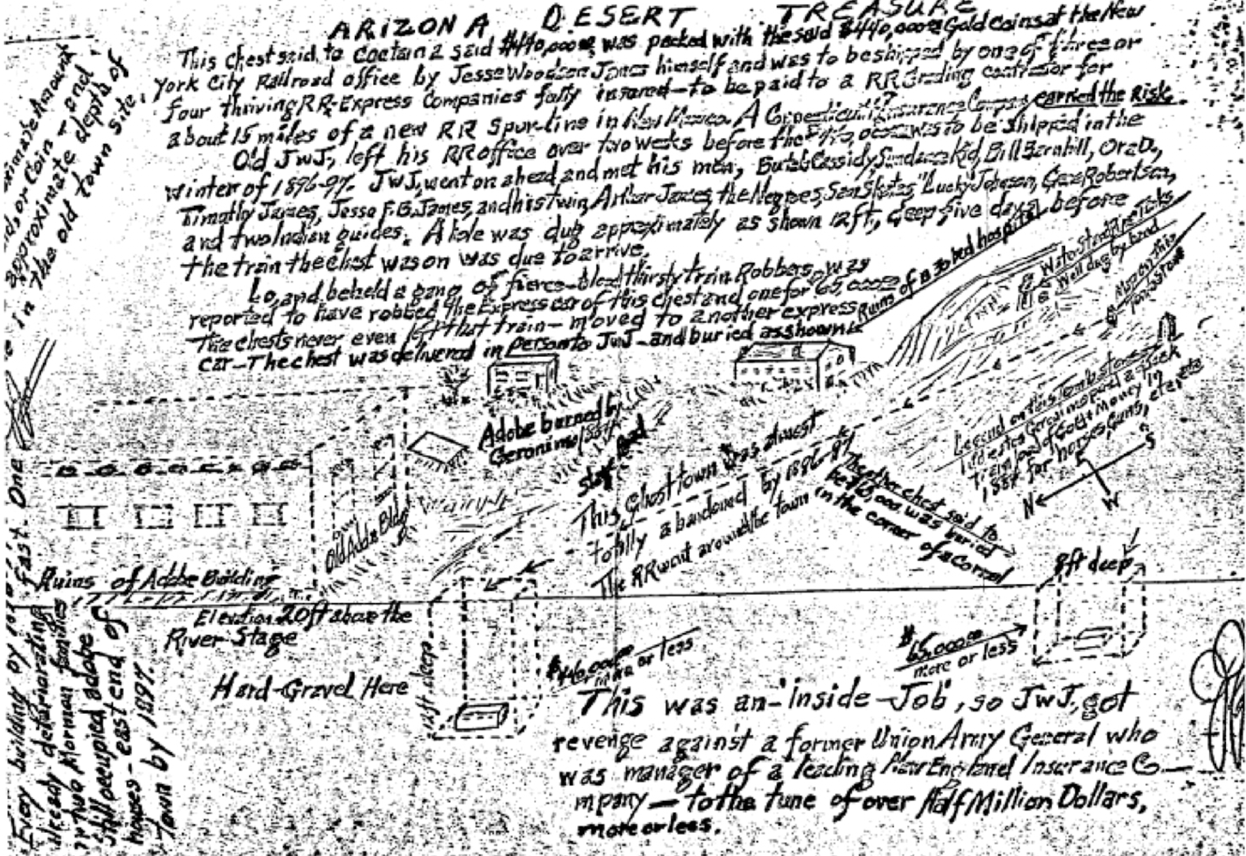 Part of the Superstition Mountain Treasure