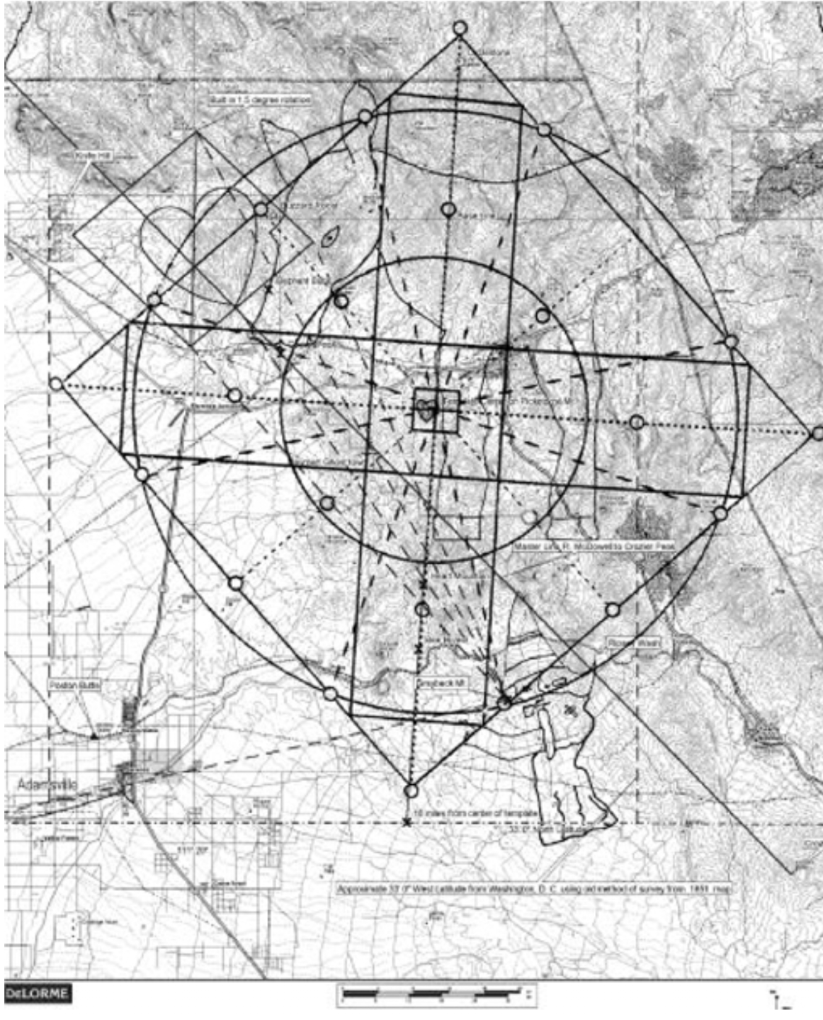 Part of KGC Superstition Mountain Treasure Map