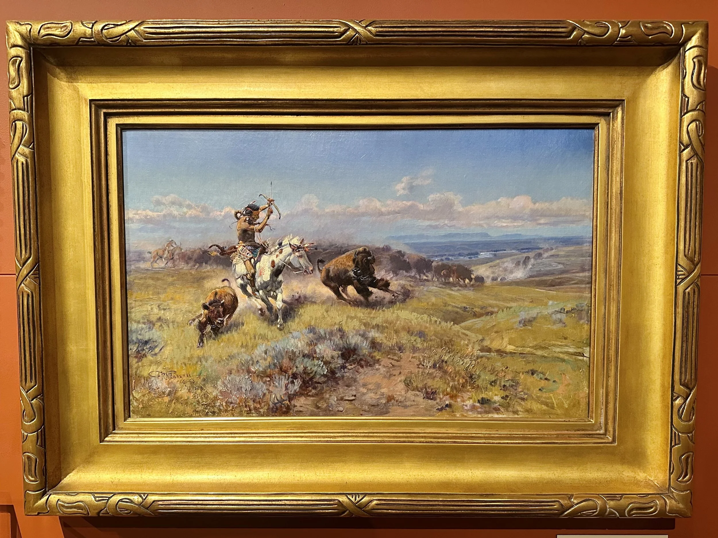 Fighting Meat AKA Horse and the Hunter by Charles Russell