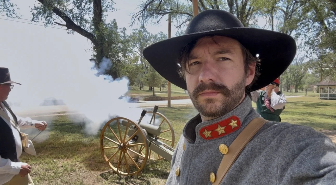 Firing Cannons at Fort Stanton