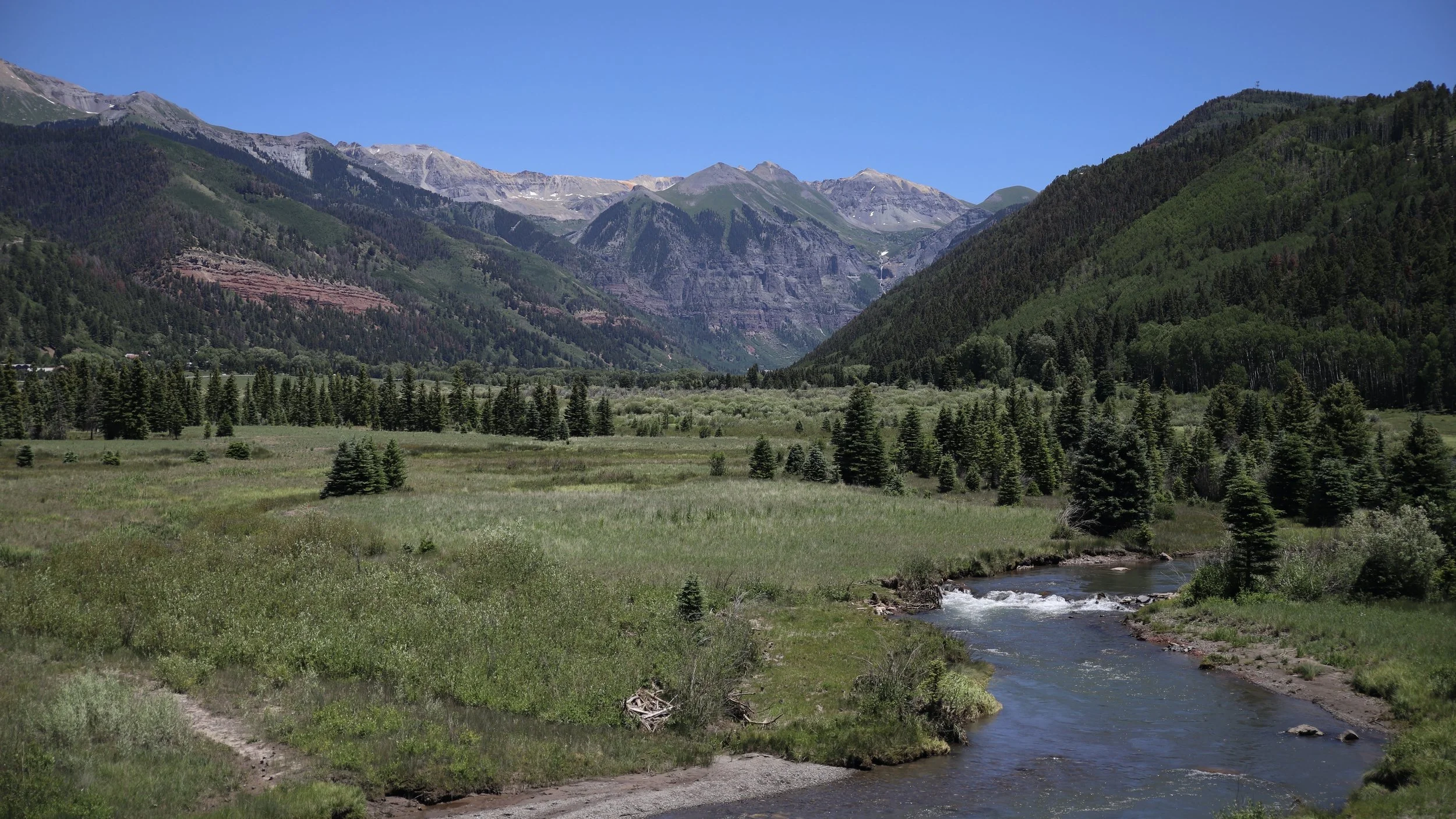 State Highway 145 from Dolores to Telluride in the San Juan Mountains