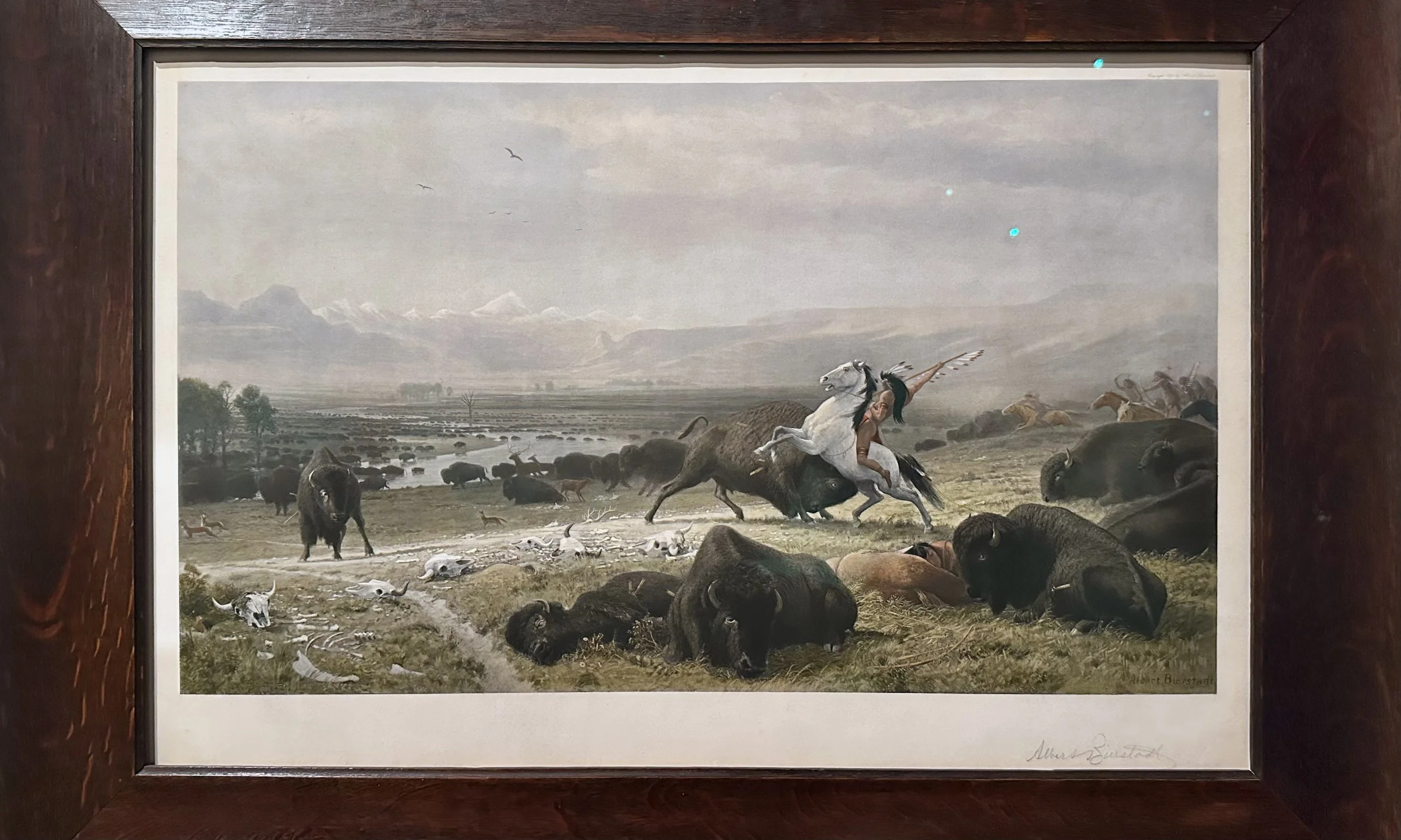 The Last of the Buffalo by Albert Bierstadt