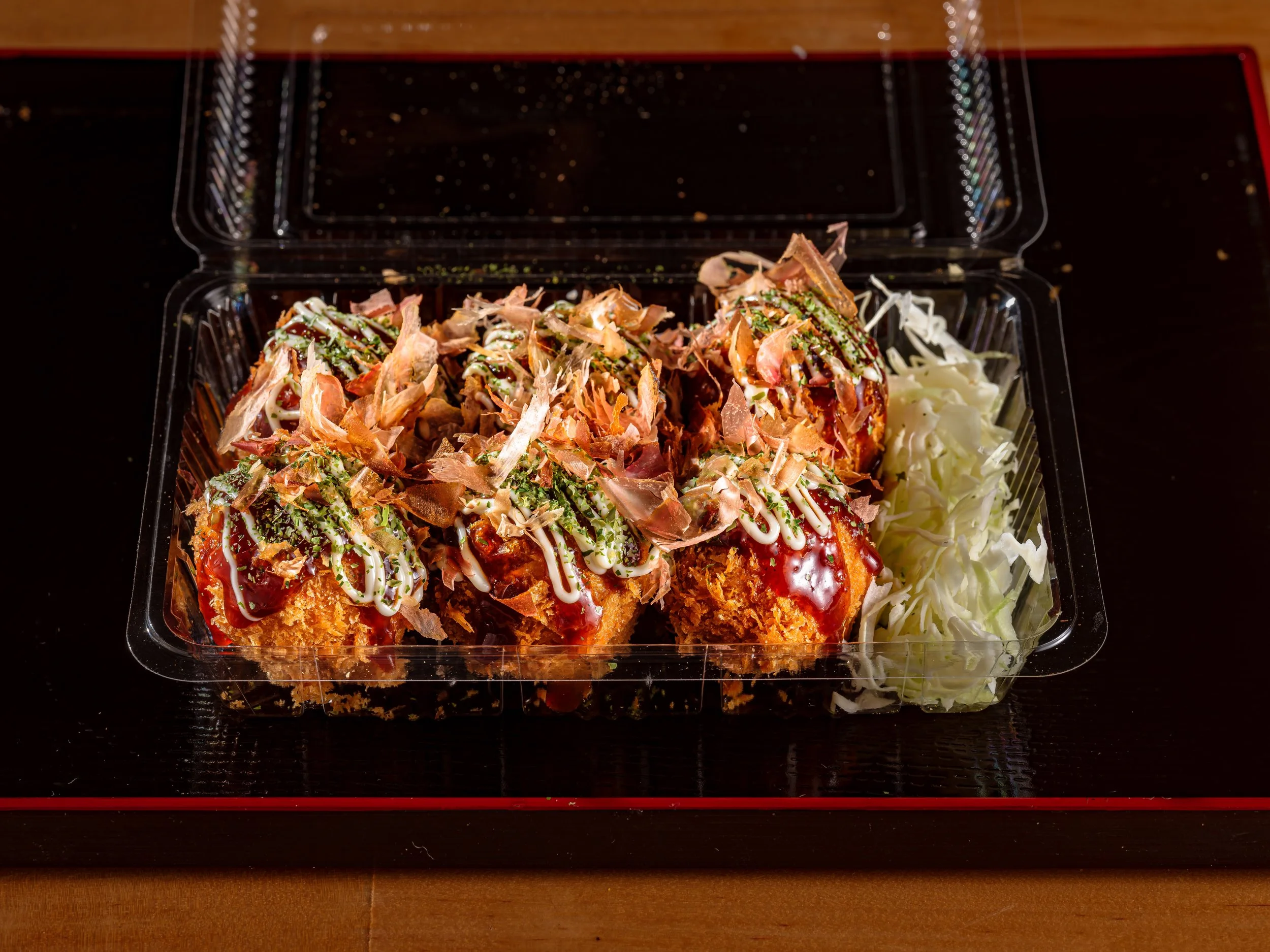 Takoyaki katsu served at Nana Ai Katsu in Kaimuki
