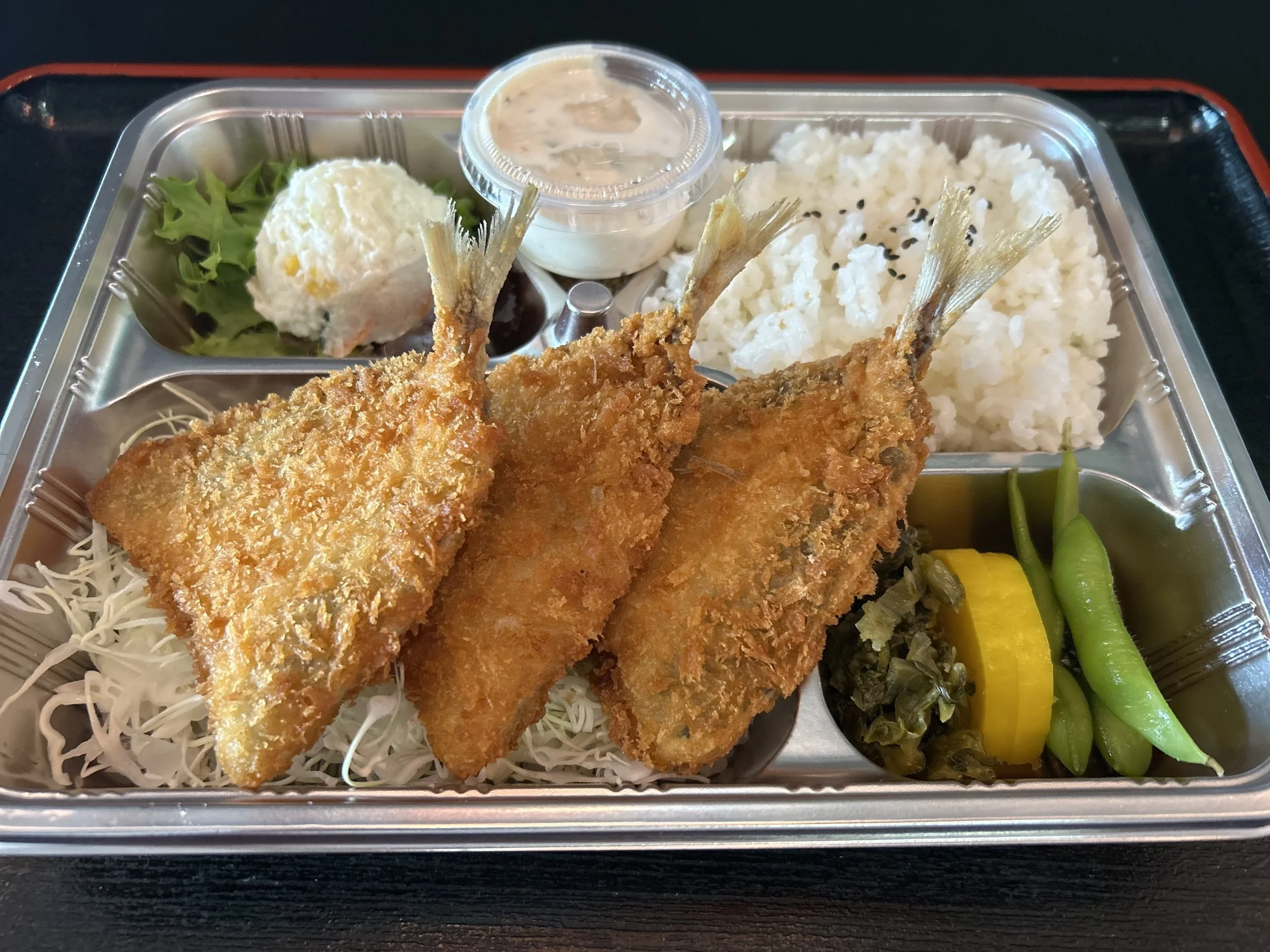 Aji Fry Bento $17.49