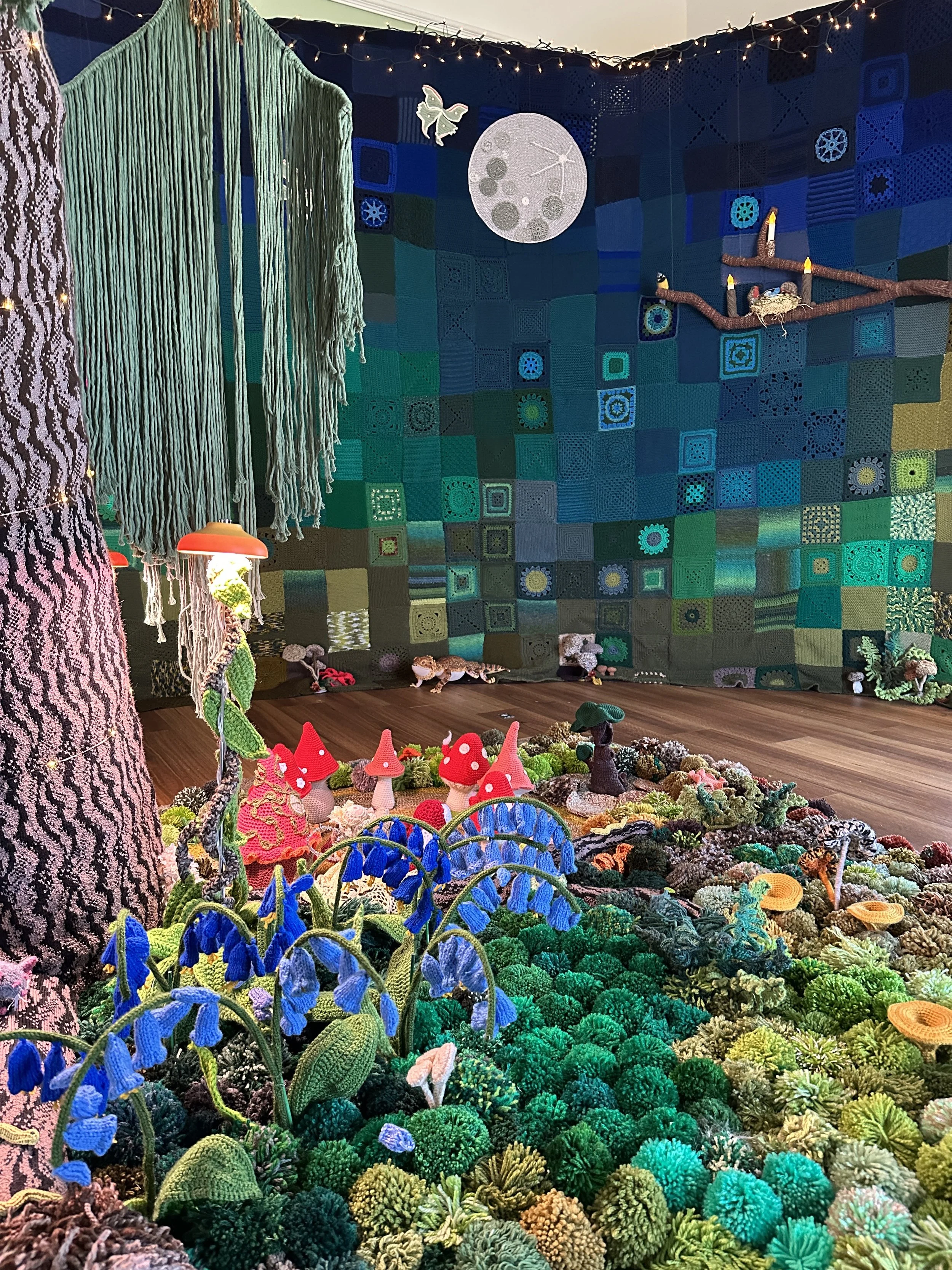 The Enchanted Forest, Yarntopians, 2025
Photo: Loretta Grayson