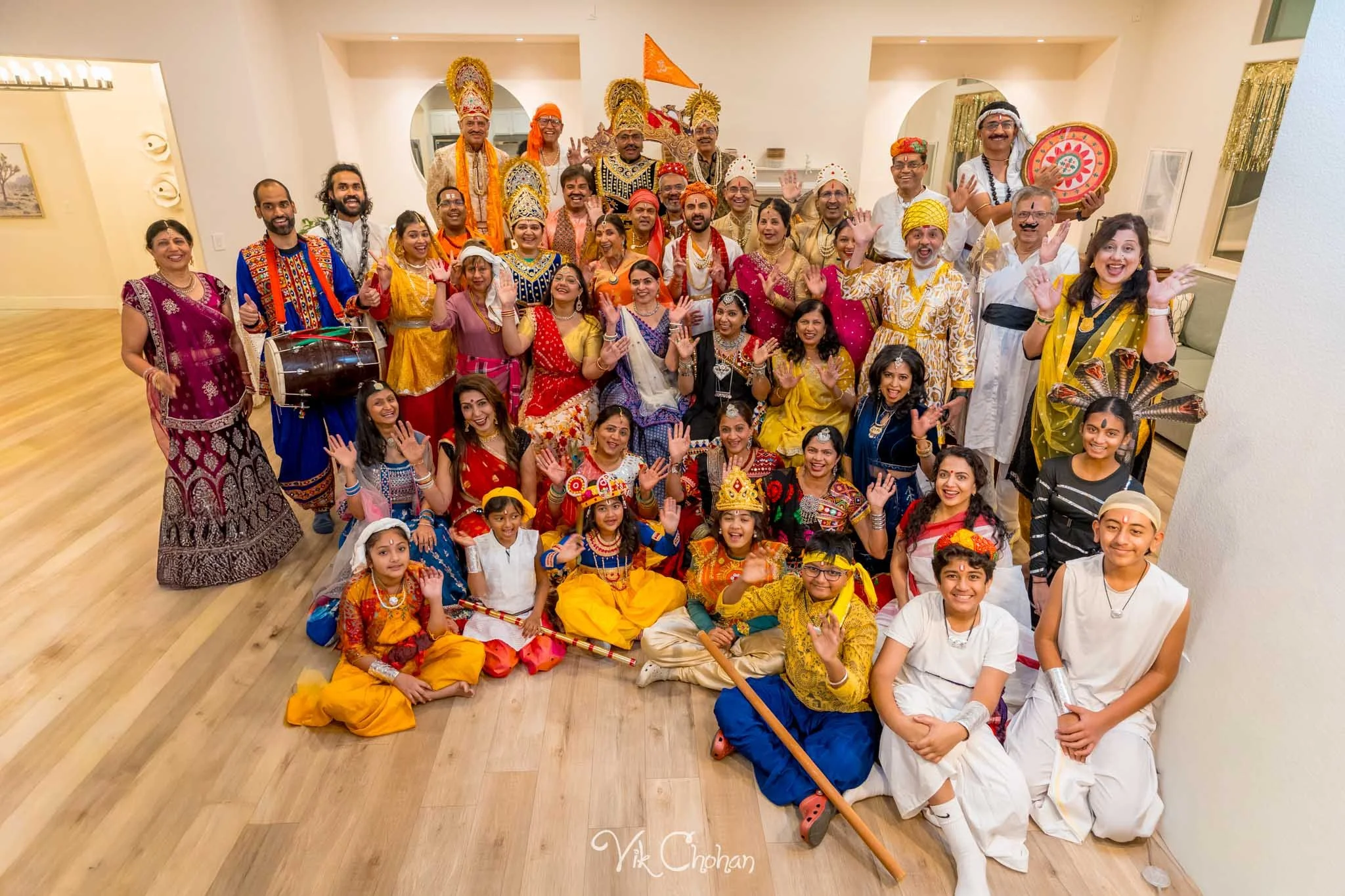 Krishna Lila Performer Poster Photo Session