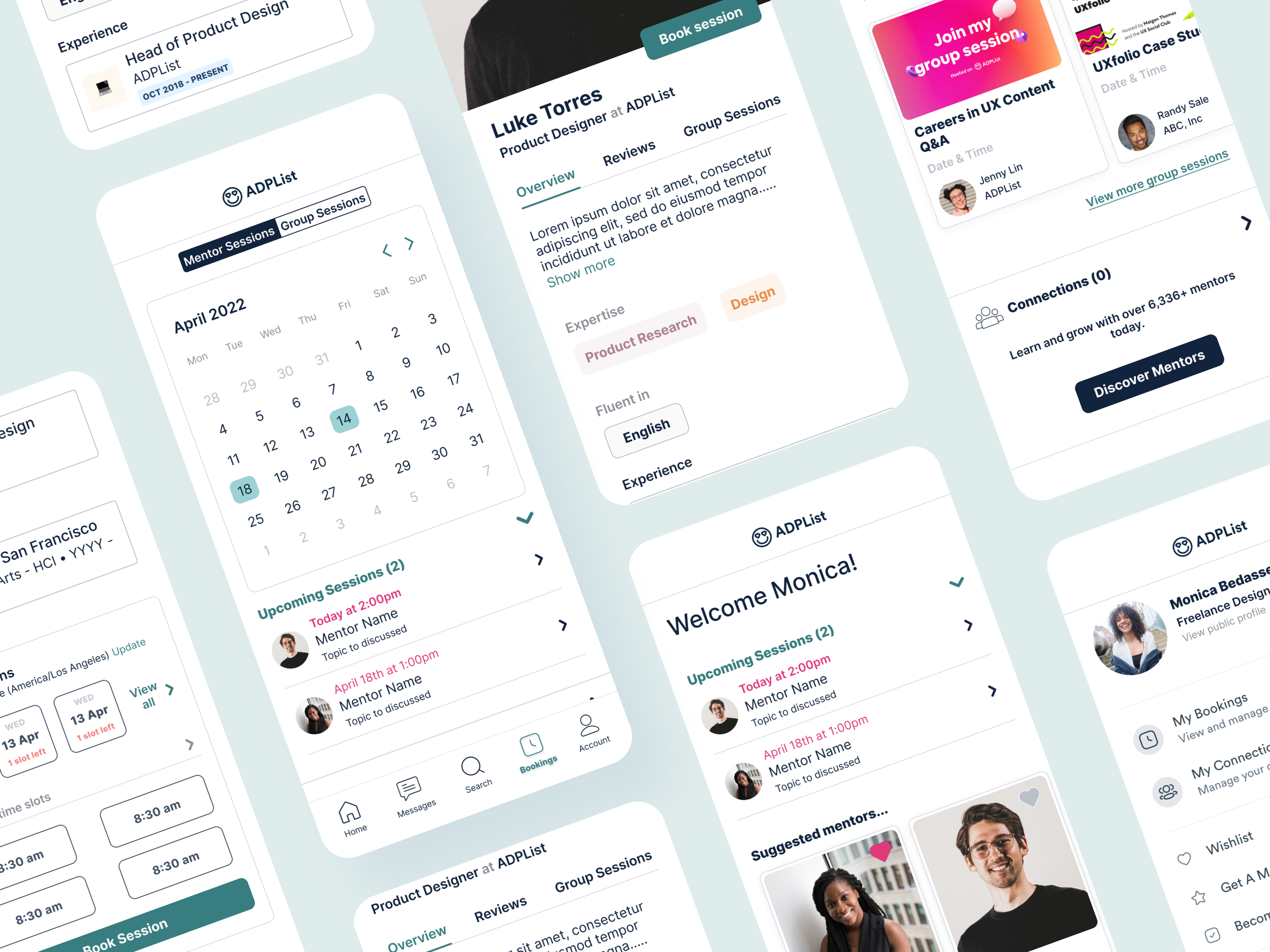 ADPList - Mobile integration of a mentorship platform