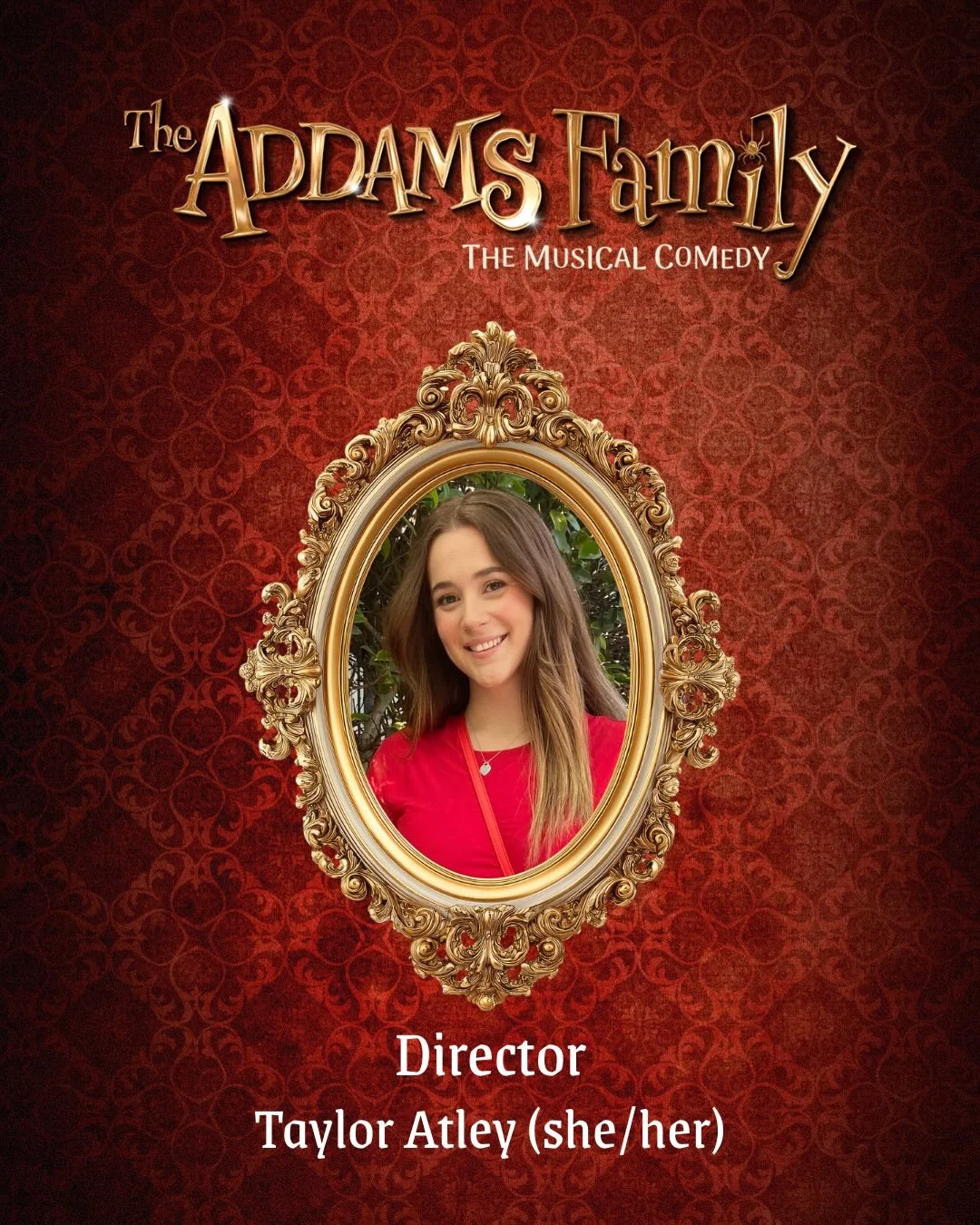 Behind every delightfully dark family is a dangerously talented team 🌚

Meet the killer production team behind The Addams Family! 

🥀 Taylor Atley &ndash; Director (Spring Awakening, Grease, Young Frankenstein)
🥀 Lauren Bensted - Choreographer (Sp