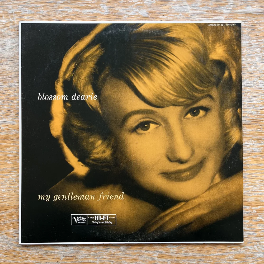 Blossom Dearie – My Gentleman Friend (NM, VG+) — Aeroplane Records