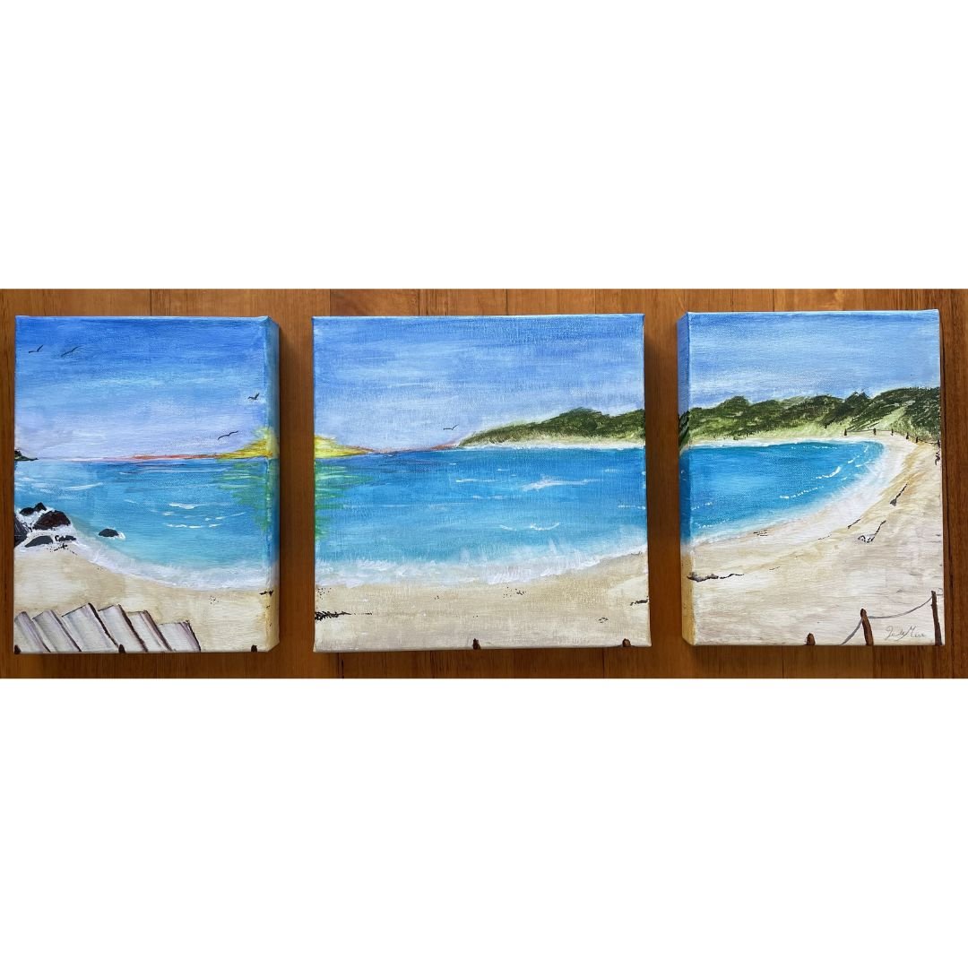 Wineglass Bay Triptych