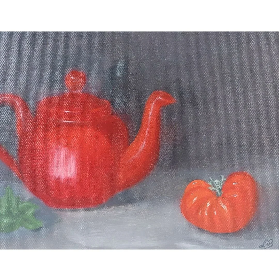 Tomato with Tea Pot