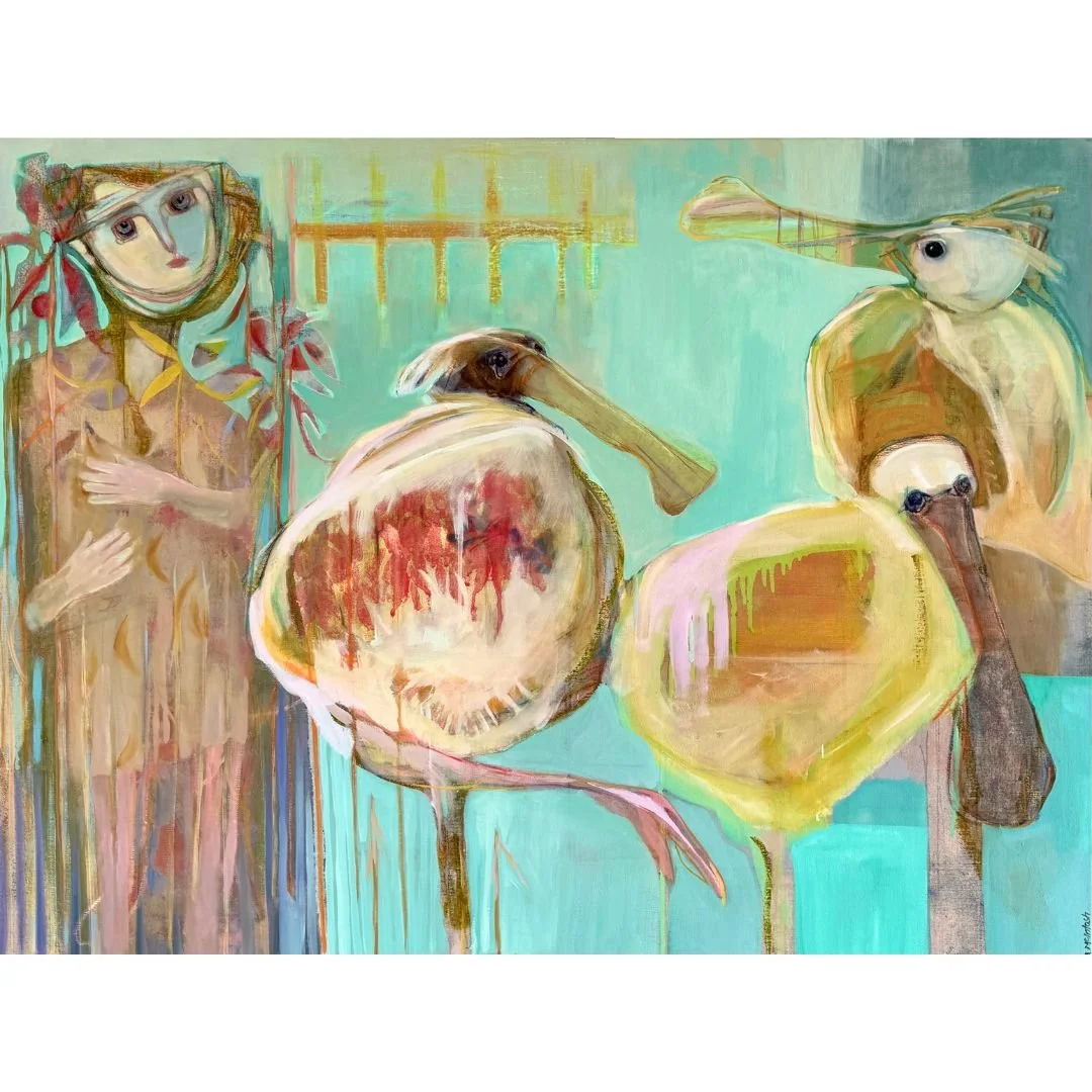 Boy with Spoonbills