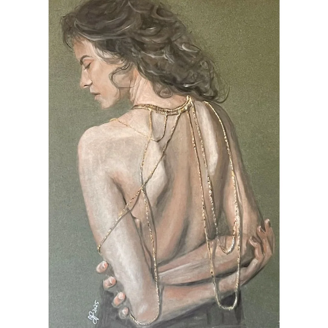 Woman with Gold Chain