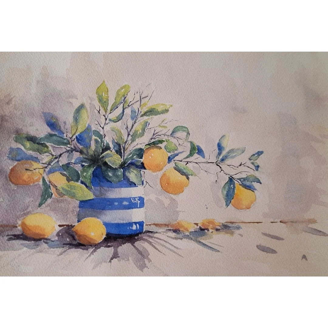 Lemons in Cornish Kitchenware