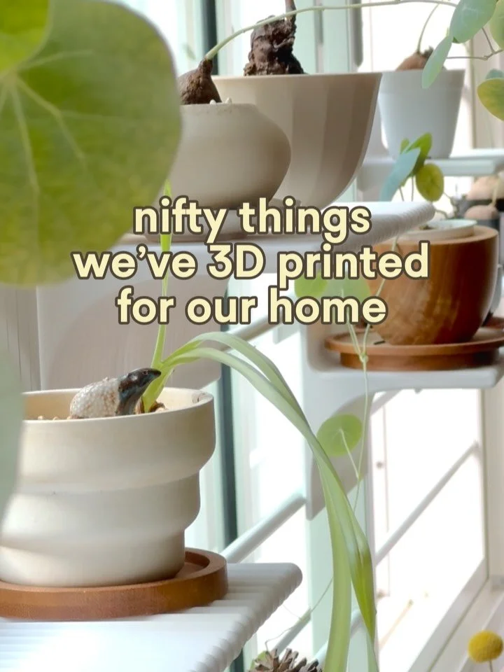 they see problems, we see potential ✨👌🏻

Just a throwback to how we got started 3D printing, just small quick prints for what&rsquo;s fun or functional around the house. 

Sometimes we need to remind ourselves of that, just designing for ourselves 
