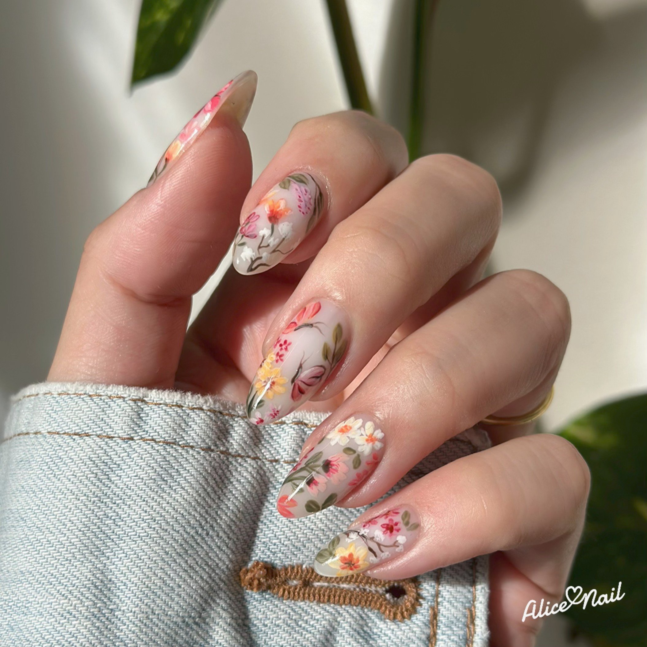Alice x Nail's wedding nails
