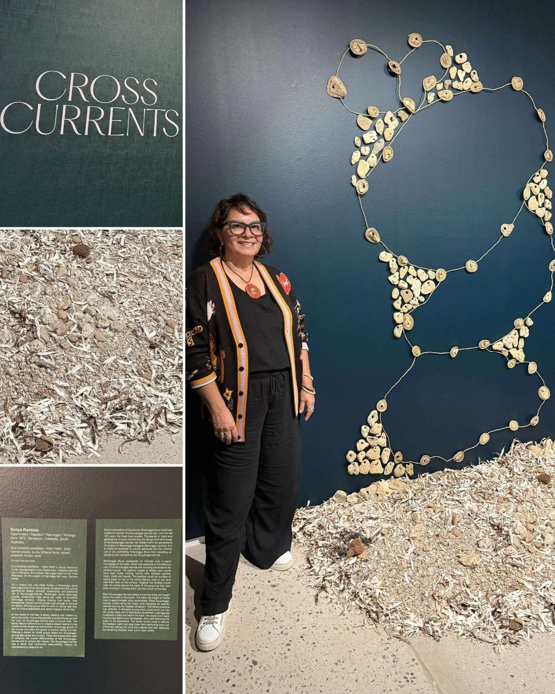 ~ Crosscurrents- Flinders University Museum of Art (FUMA)- On view until 5 September 2025 ~
Crosscurrents brings together newly commissioned works by Brad Darkson, Chris De Rosa, Conor Freeman, Michael Kutschbach, Mary-Jean Richardson, and Sonya Ran