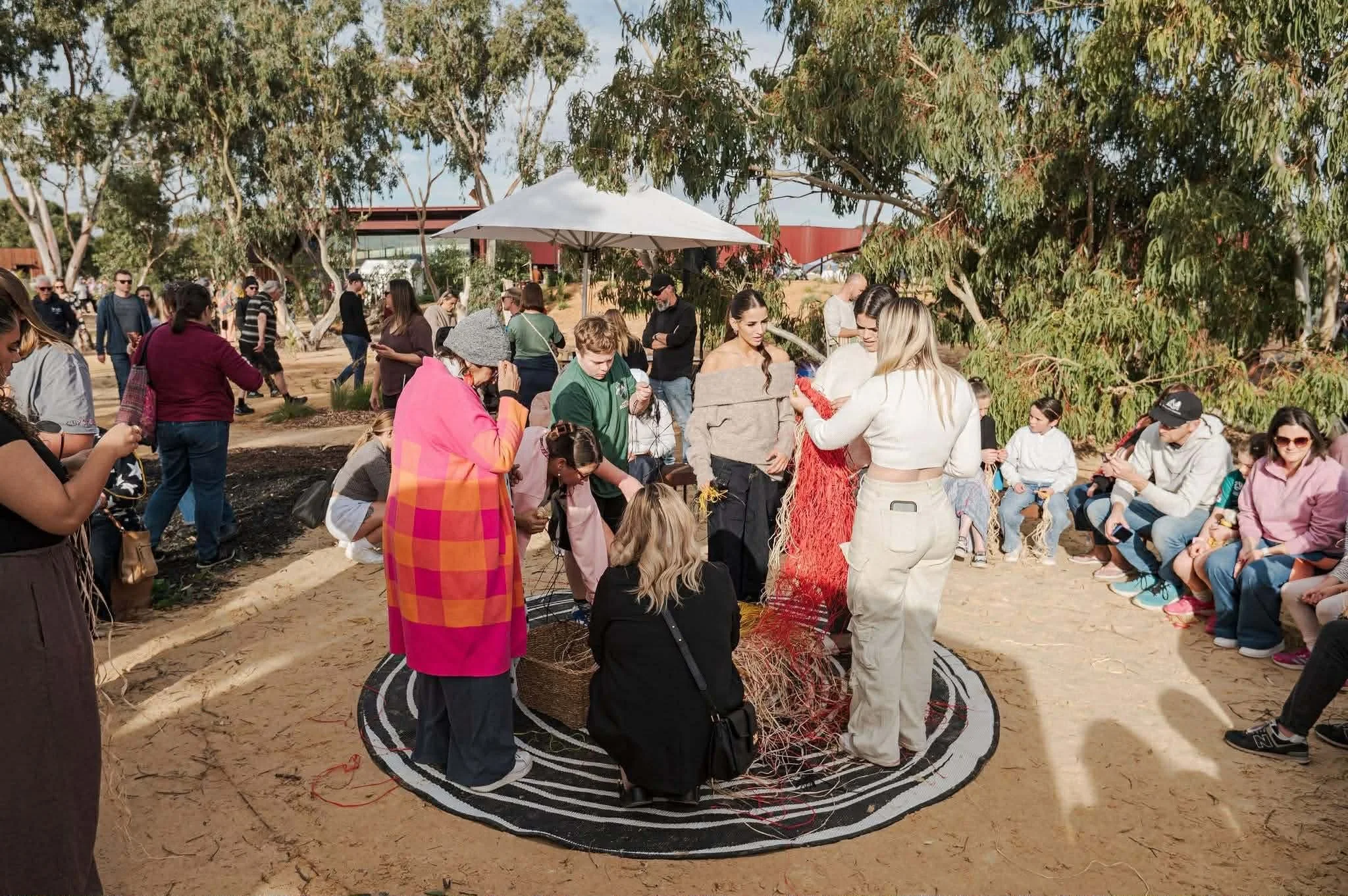 Weaving Workshop at Yitpi Yartapuultiku 