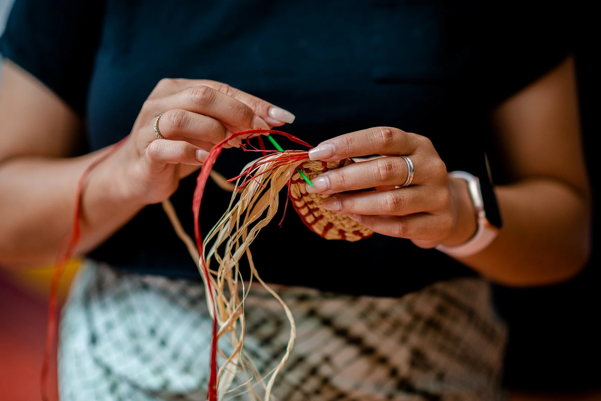 Weaving workshop at Summertown Studios
