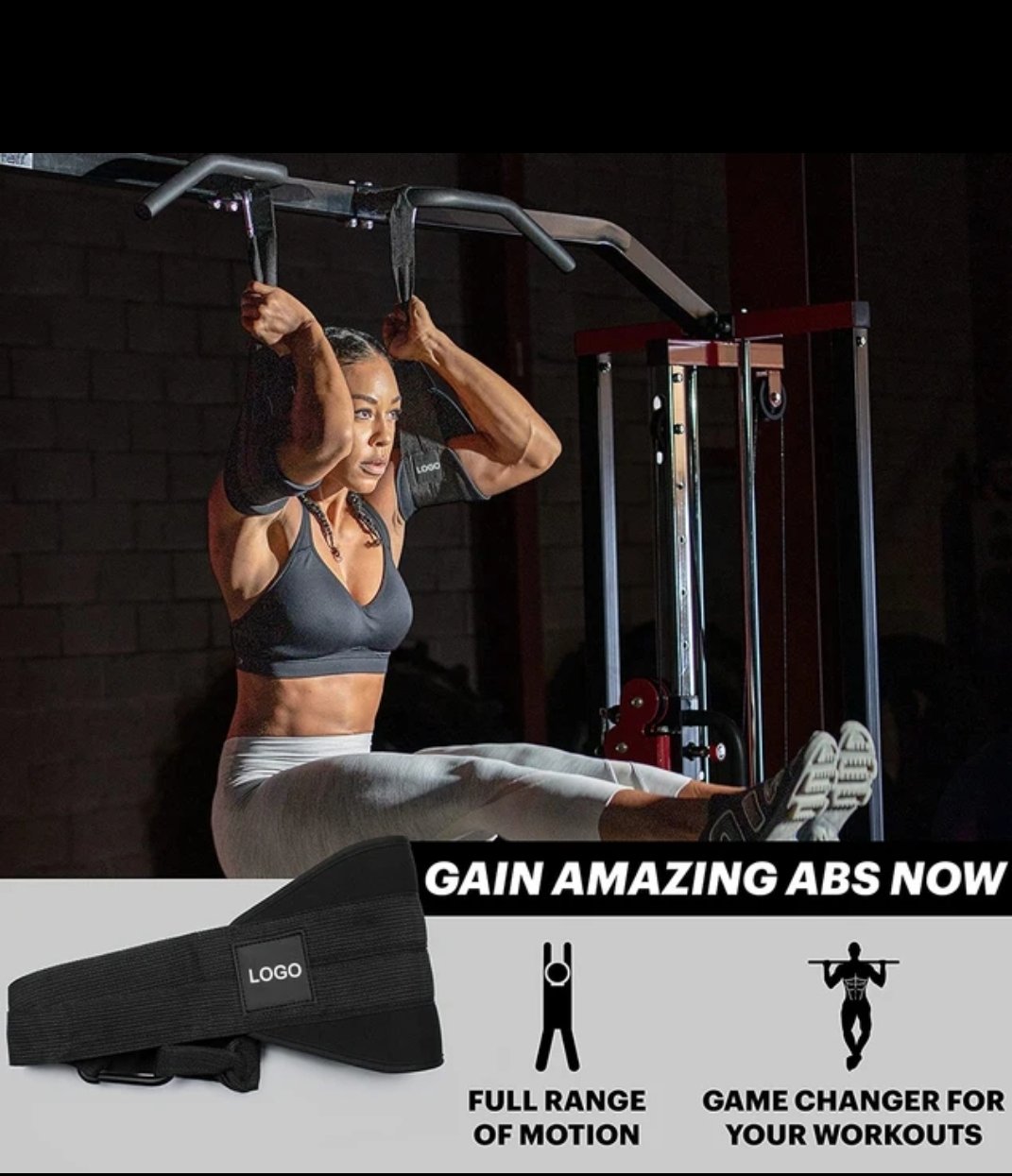 woman hang bar
