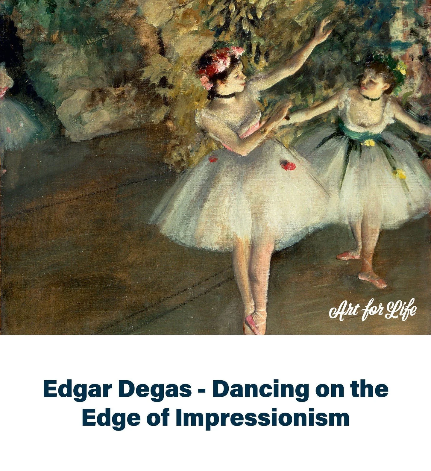 Artists we love! Edgar Degas, an impressionist painter inspired by the human figure, in particular dancers and performers in theatres and opera houses. He loved the artificial light of theatres which contrasted bright colours and deep shadows.&quot;A