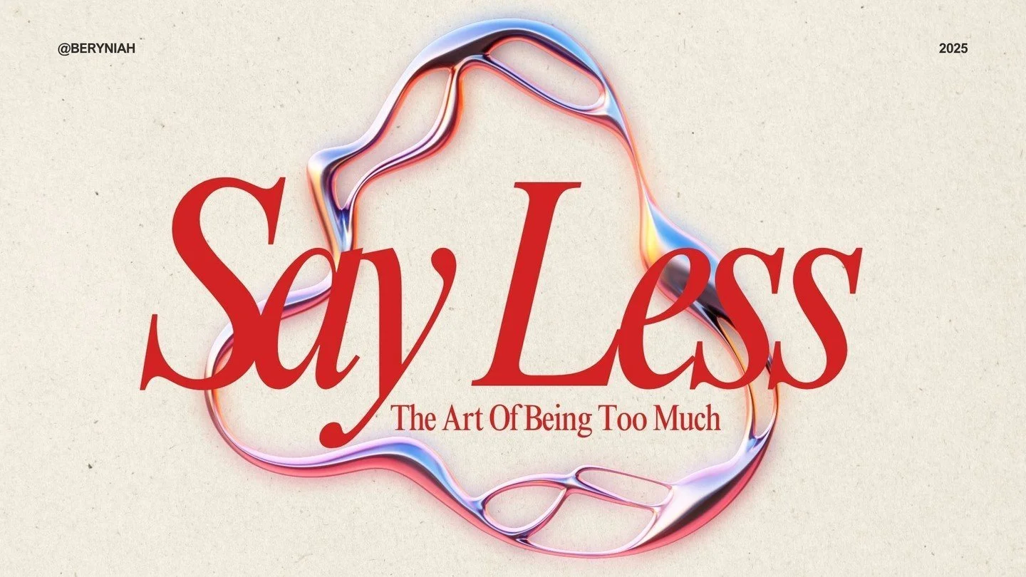 Exciting news! To celebrate the release of @Beryniah 's new single Say Less, she's inviting artists from around the world to create work inspired by its themes of self-acceptance, vulnerability, and the beauty of being &ldquo;too much.&rdquo; Alison 
