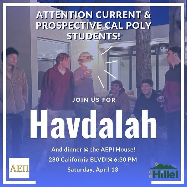 We are so excited for Havdalah this Saturday! Can't wait to see you all there!!

📍 AEPI house