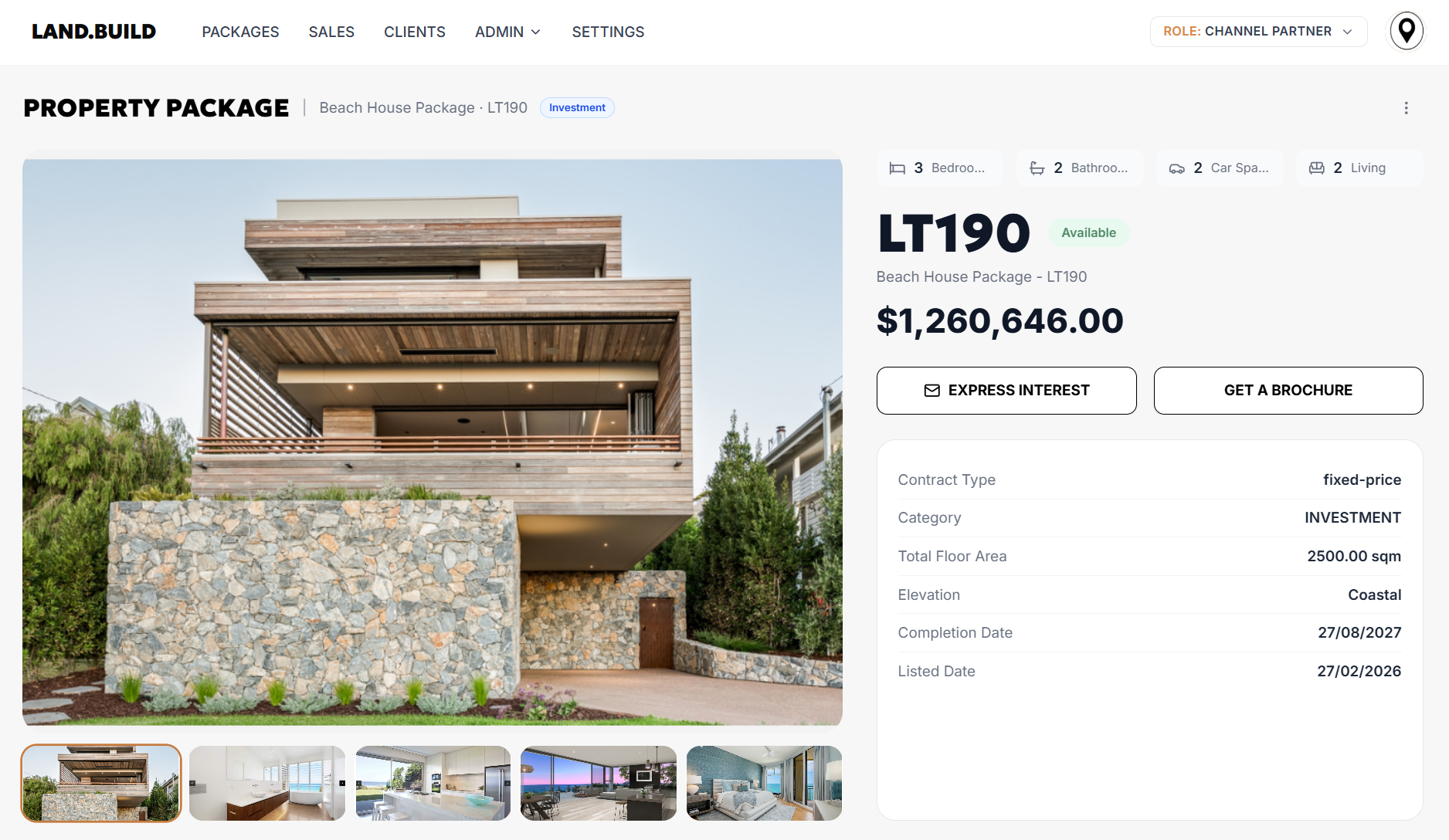 Land.Build Property Development Sales and Planning Portal