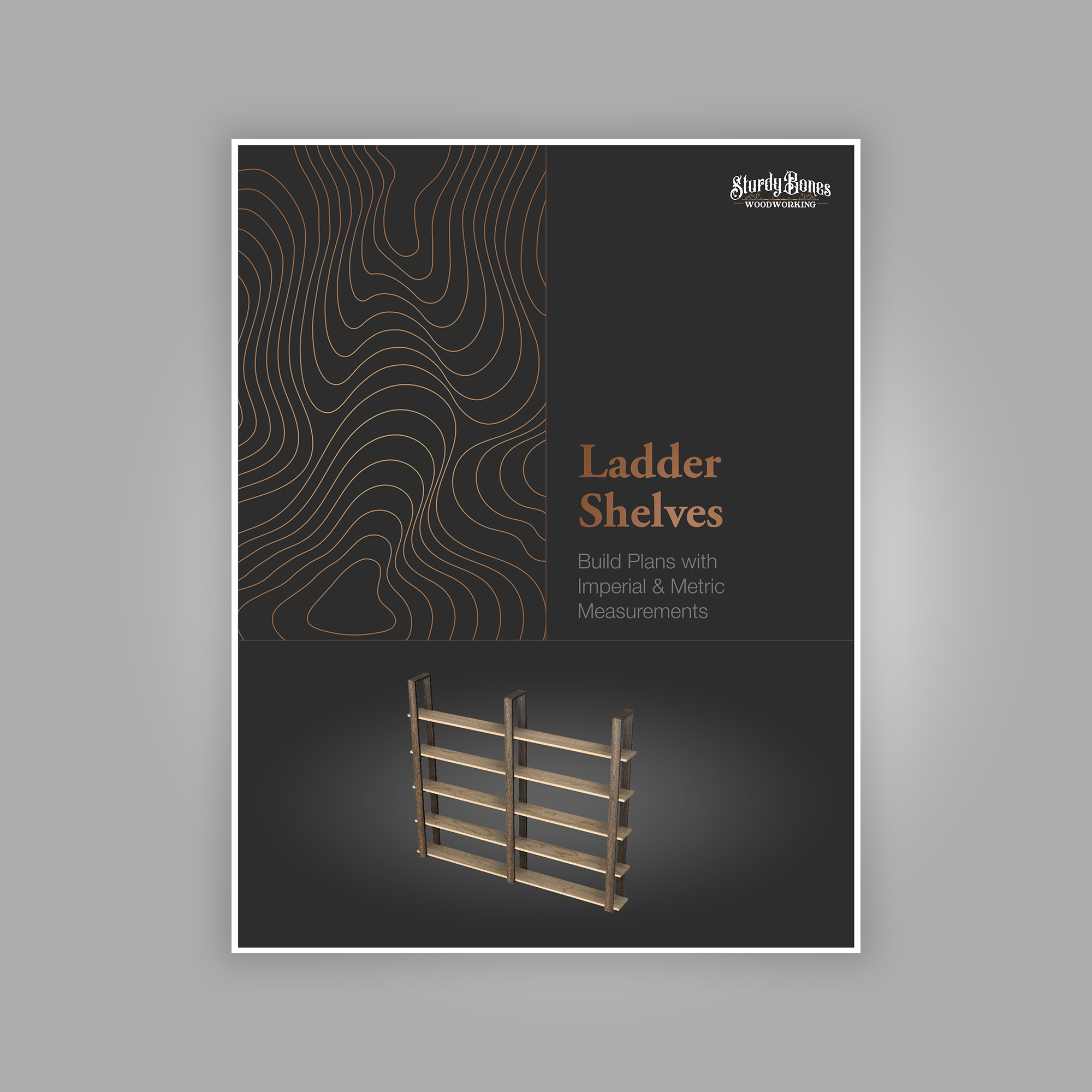 Ladder Shelves Build Plans