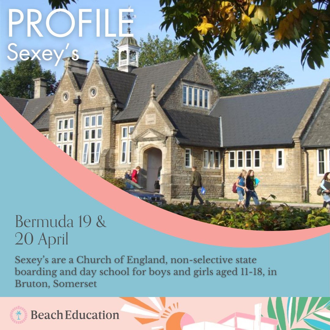 🎓 Only 4 Days Left Until the UK Boarding Schools Education Fair in Bermuda! 🌴

This April 19 &amp; 20, discover your perfect match among prestigious UK boarding schools, including the remarkable @sexeys_school! As a state boarding school, Sexey's o