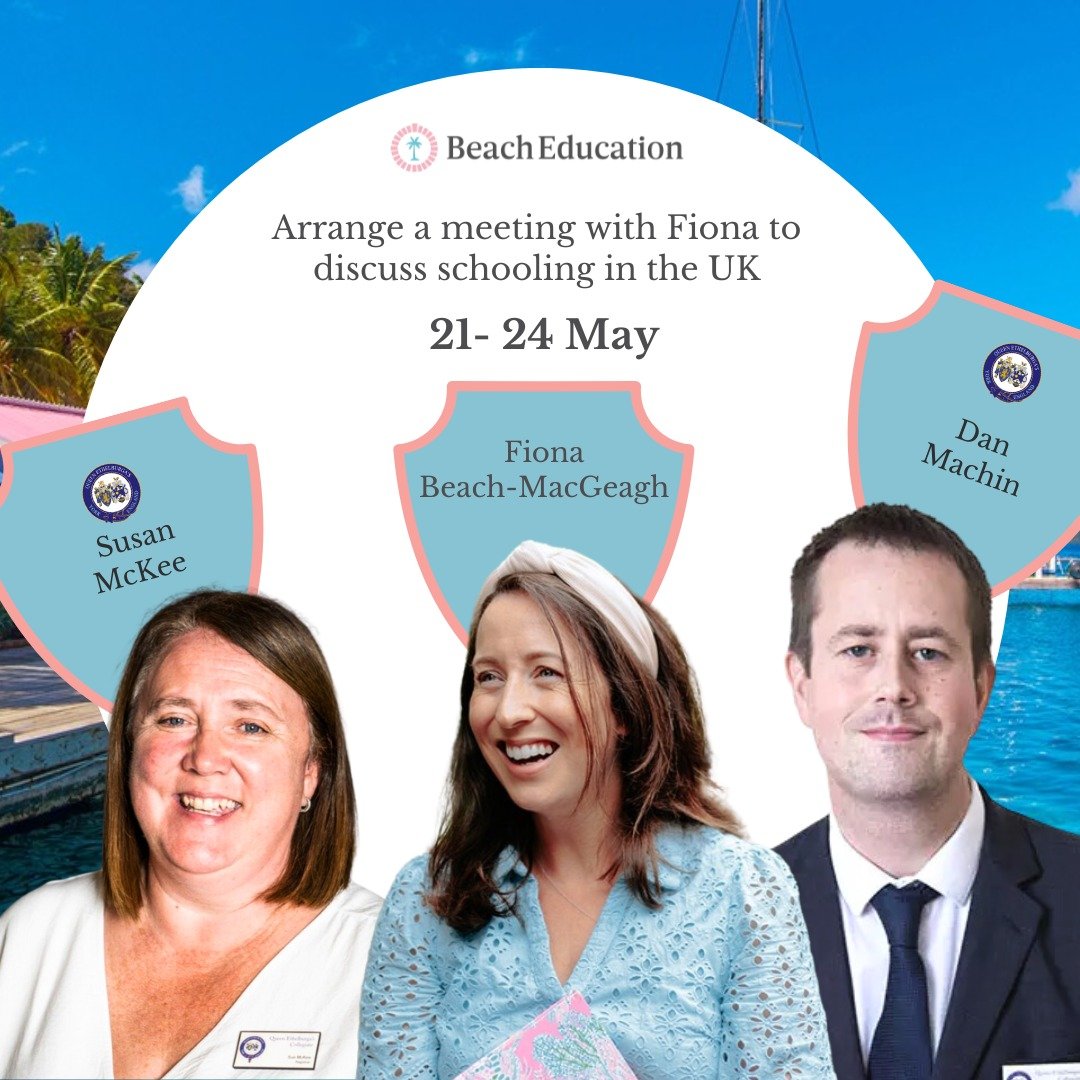 🌟 Exciting News! Fiona from Beach Education will be visiting the British Virgin Islands from May 21-24 alongside Susan McKee and Head Dan Machin from @queen_ethelburgas! 🎓✈️

This is a golden opportunity for parents to explore the prestigious offer