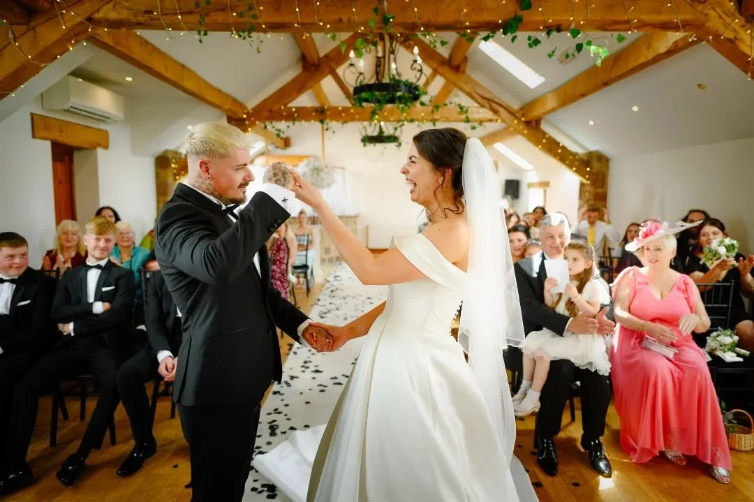 That Just Married Feeling for @shawnaanntindale and @alex_tindale Married at @beestonmanor recently with the whole day run brilliantly by @kingofacesmagic Your wedding gallery will be ready later today guys! 

#justmarried #wedding #weddingday #beest