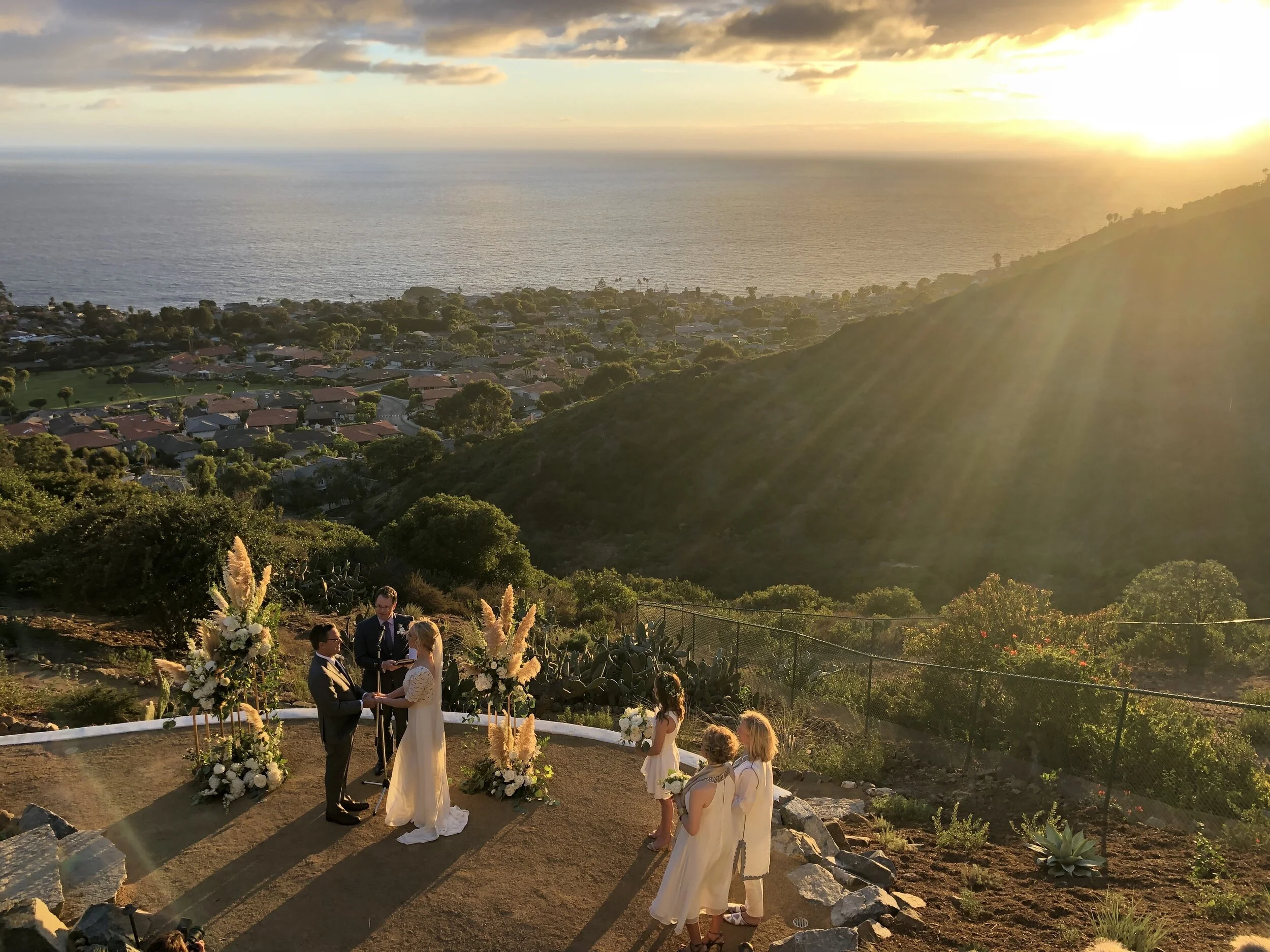 Melaina + Ron's Dana Point Wedding Private Residence