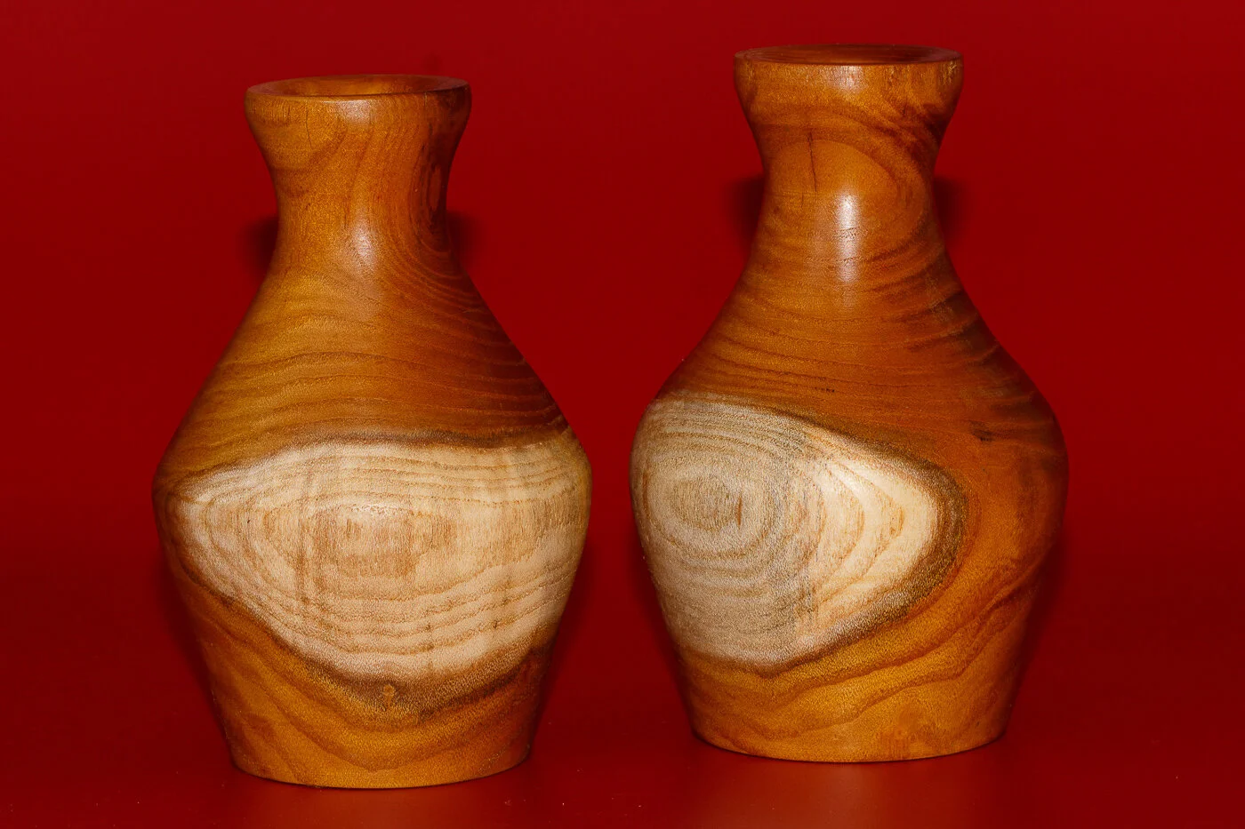 A pair of Mulberry Vases
