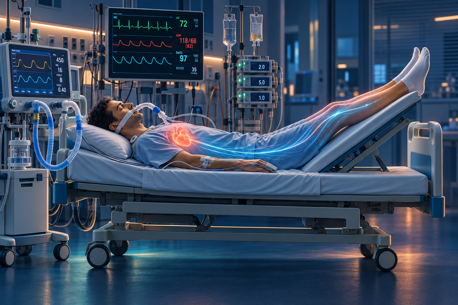 Evaluation des Volumenstatus – Teil 1: Passive Leg Raising (PLR)