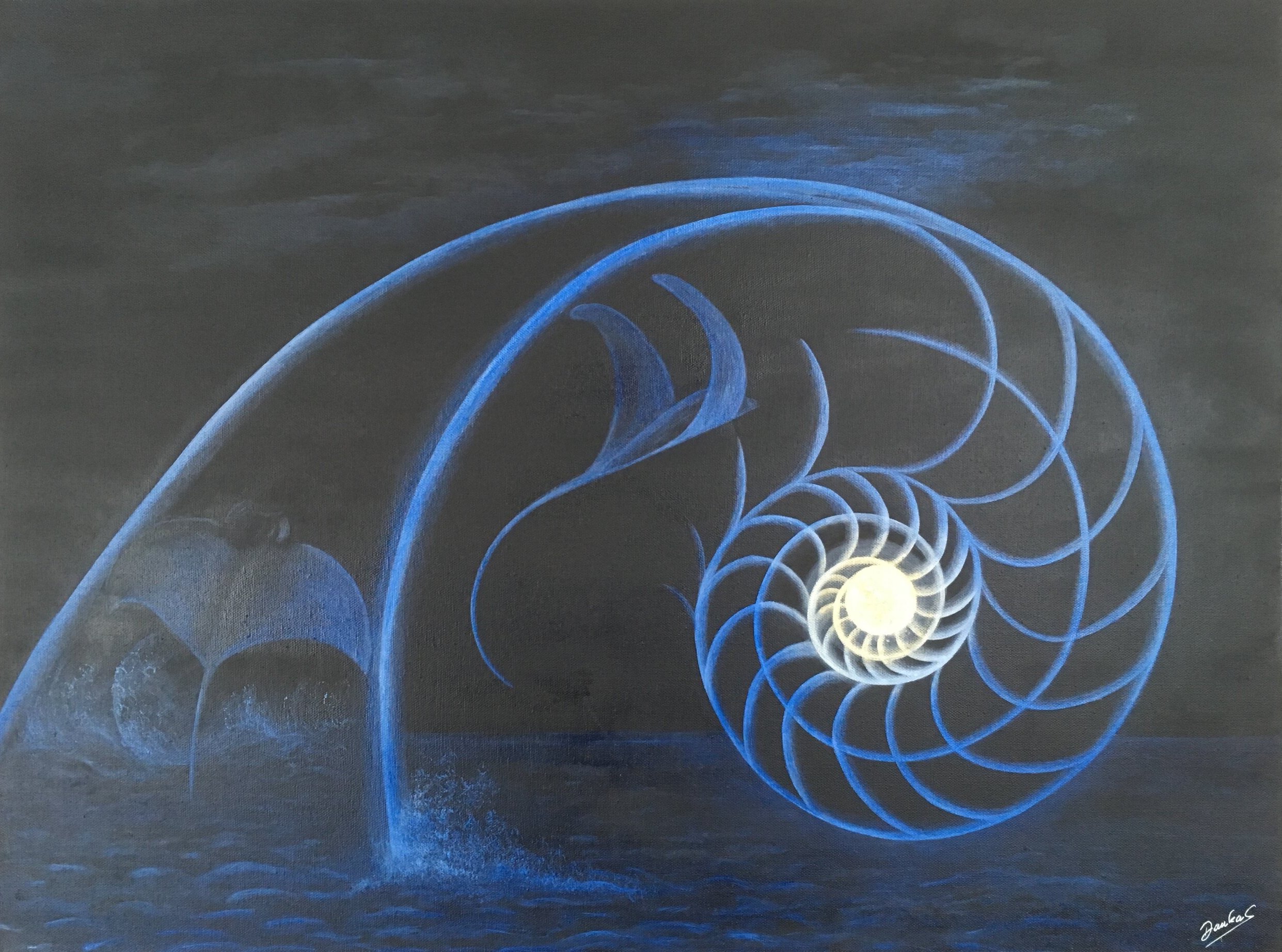 Tanz der Mantarochen I
60x80 Mischtechnik