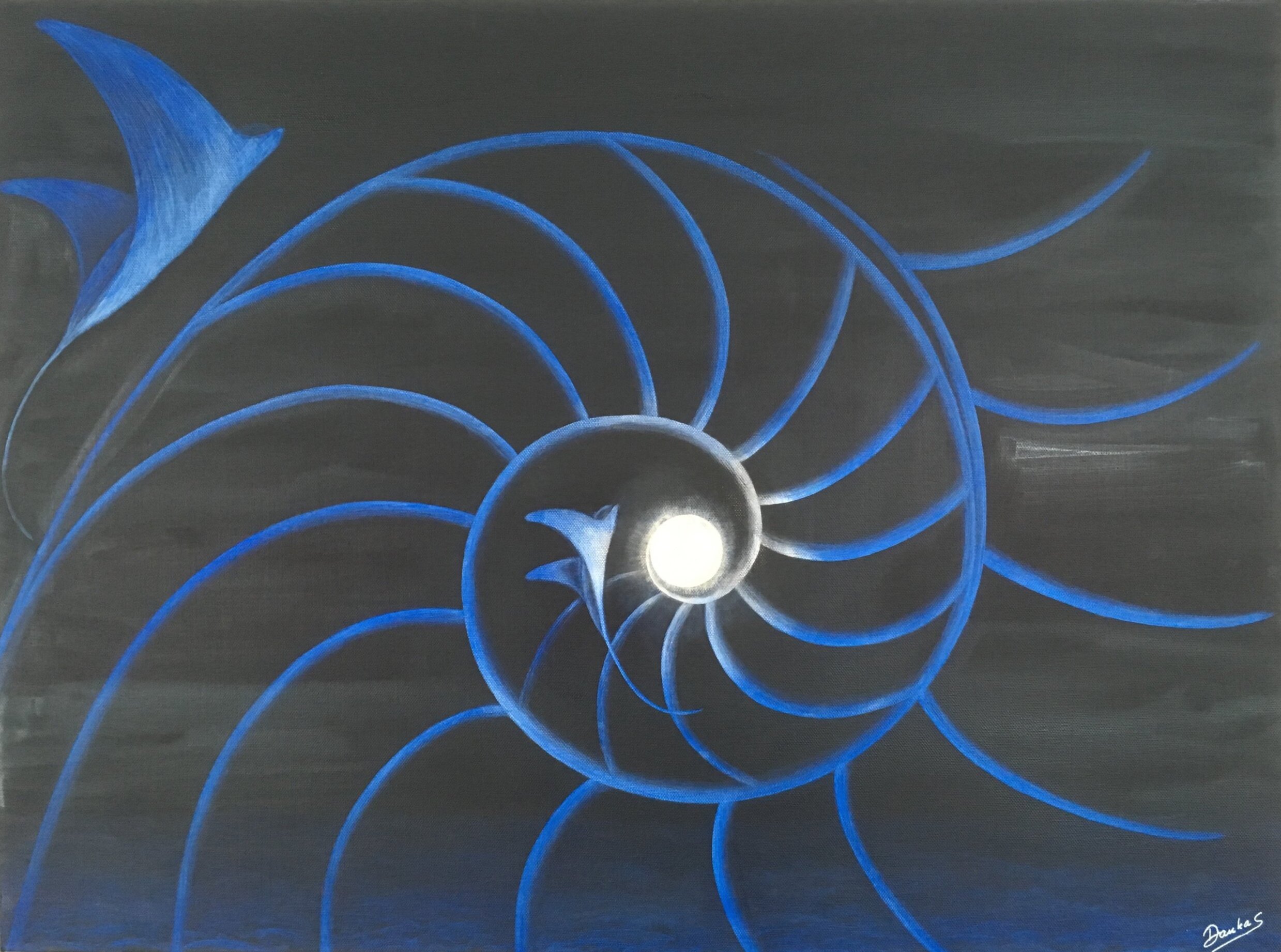 Tanz der Mantarochen II
60x80 Mischtechnik